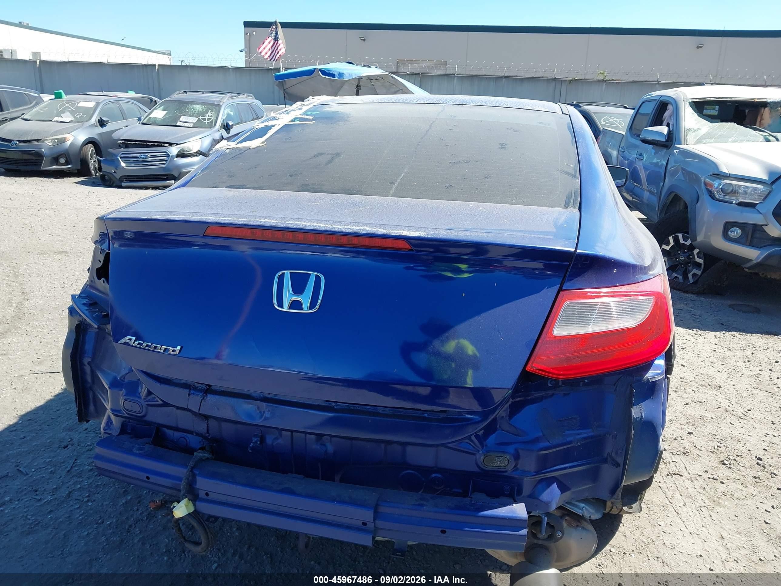 2013 Honda Accord Lx-s Синий vin: 1HGCT1B35DA002748