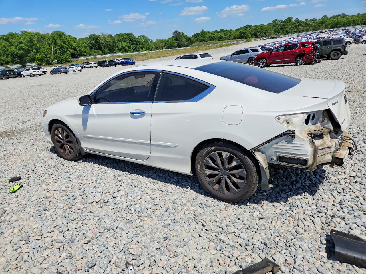 2013 Honda Accord Lx-s White vin: 1HGCT1B35DA014494