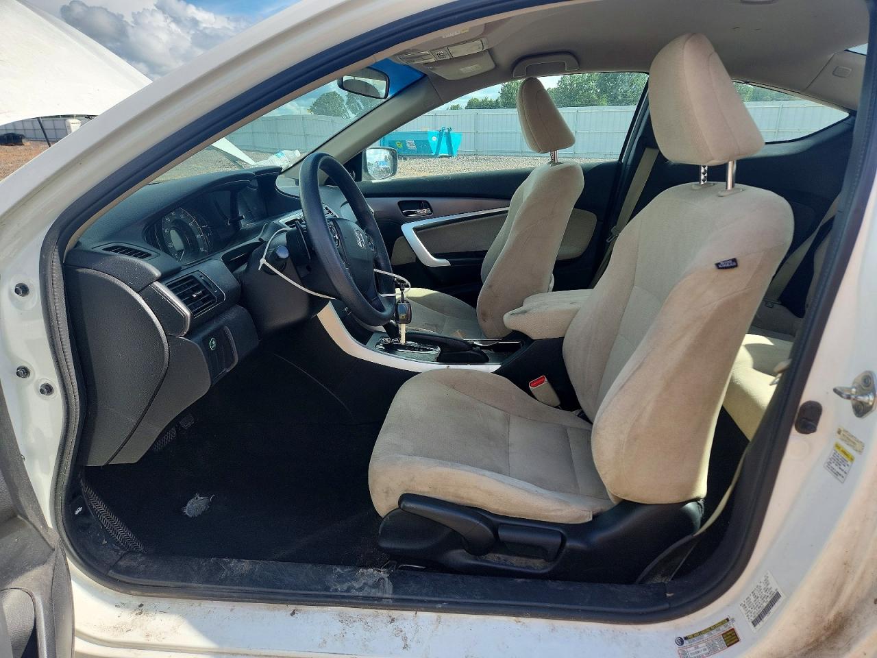 2013 Honda Accord Lx-s White vin: 1HGCT1B35DA019520