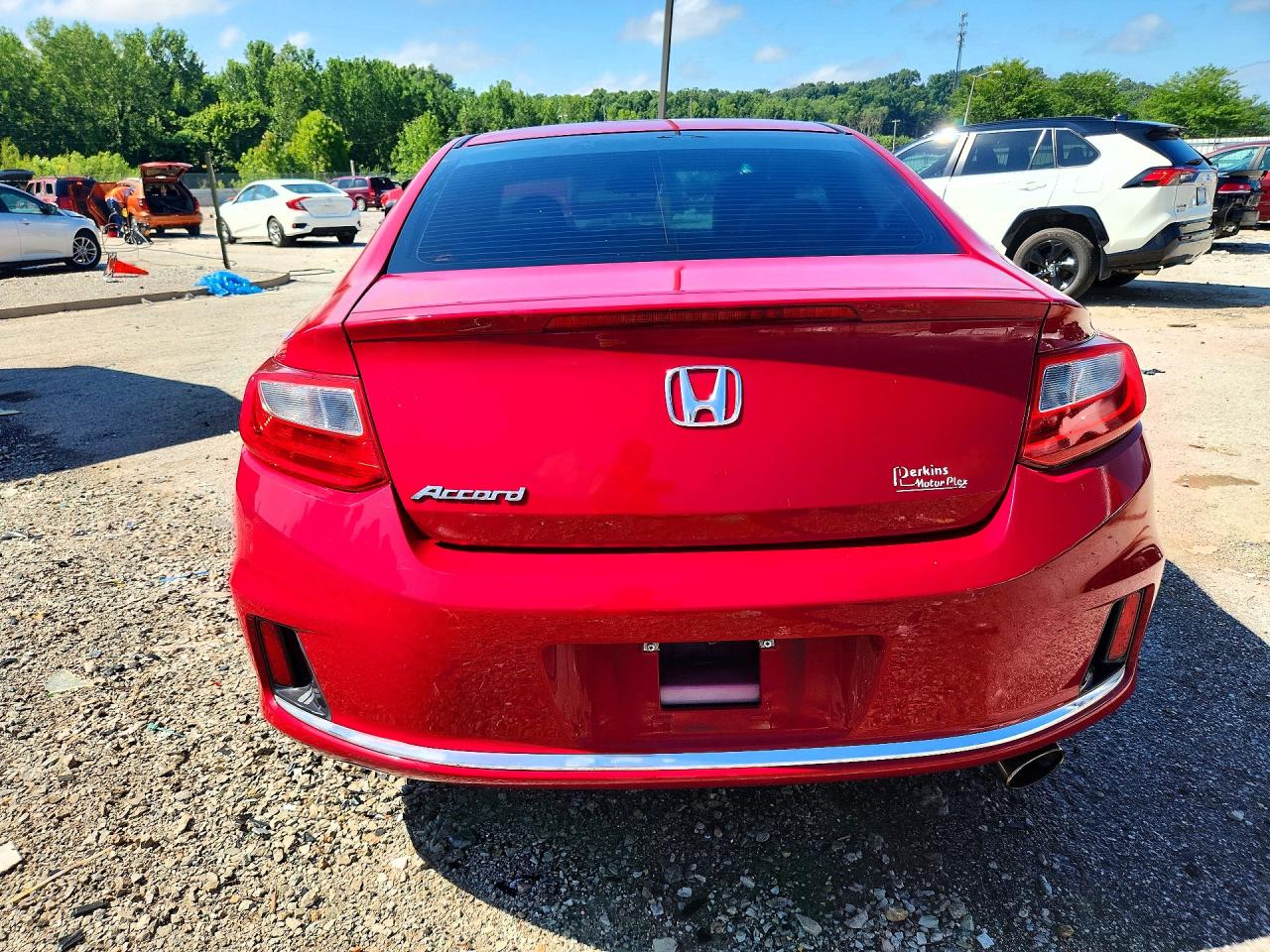 2013 Honda Accord Lx-s Red vin: 1HGCT1B35DA020988