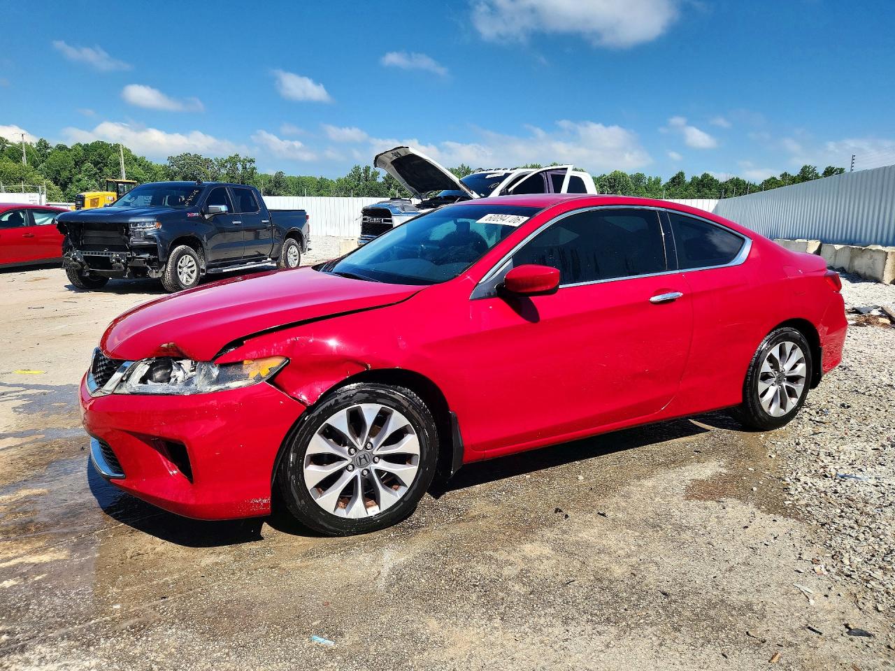 2013 Honda Accord Lx-s Red vin: 1HGCT1B35DA020988