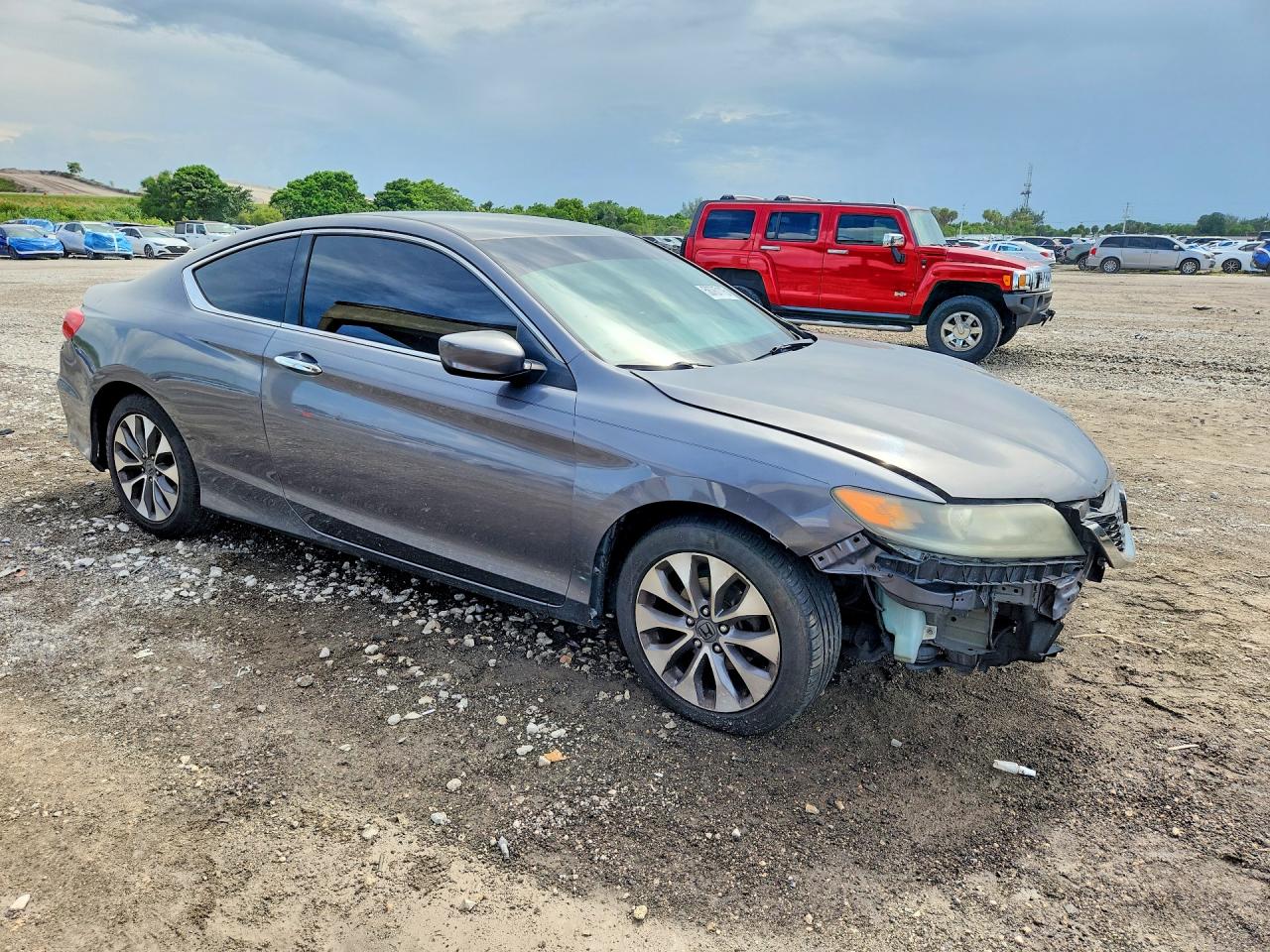 2013 Honda Accord Lx-s Gray vin: 1HGCT1B35DA021204