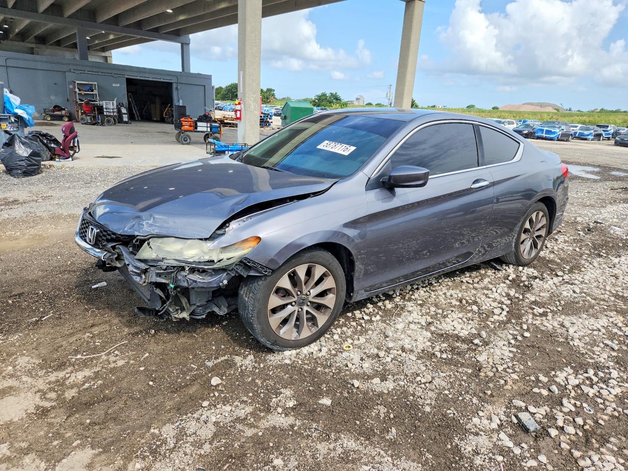 2013 Honda Accord Lx-s Gray vin: 1HGCT1B35DA021204