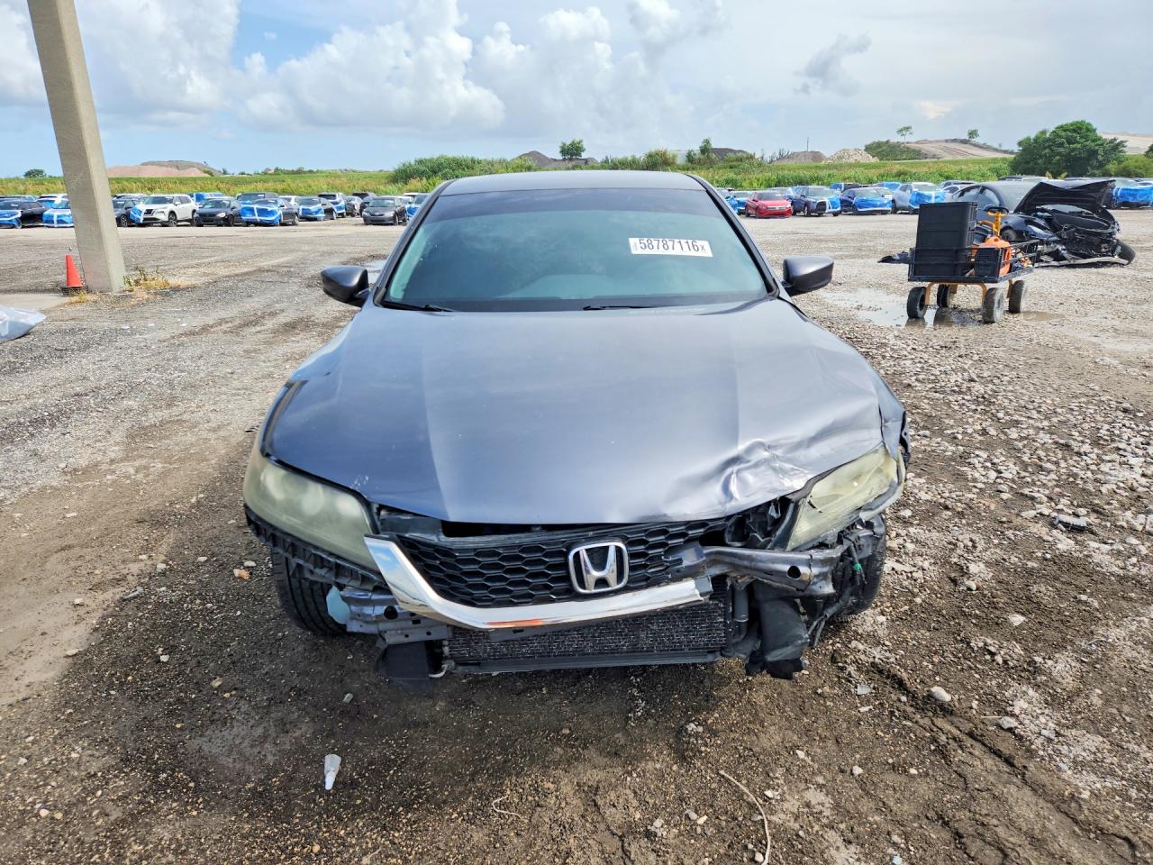2013 Honda Accord Lx-s Gray vin: 1HGCT1B35DA021204