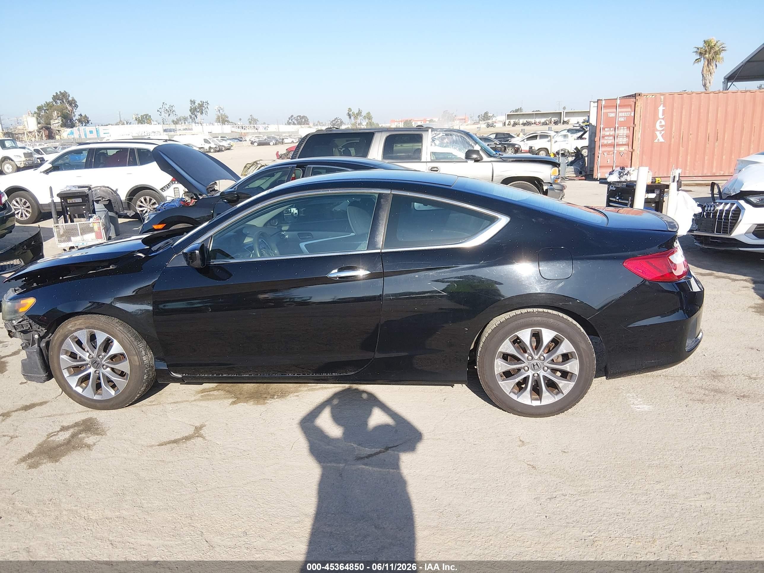 2014 Honda Accord Lx-s Black vin: 1HGCT1B35EA001665