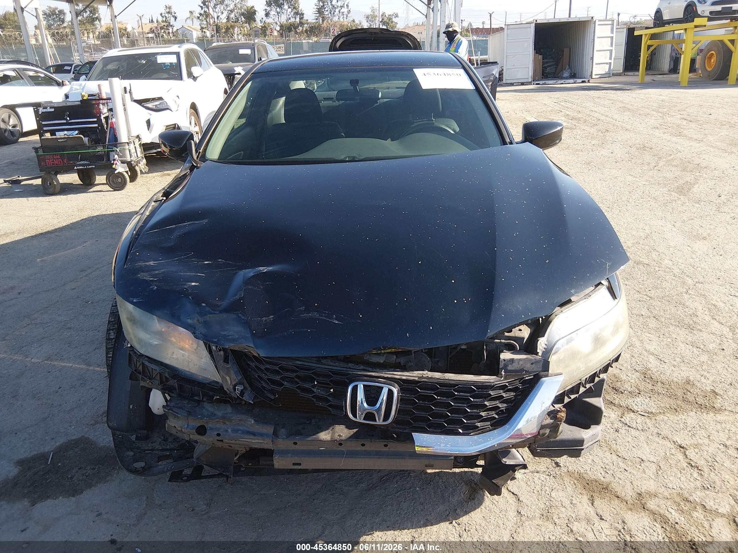 2014 Honda Accord Lx-s Black vin: 1HGCT1B35EA001665