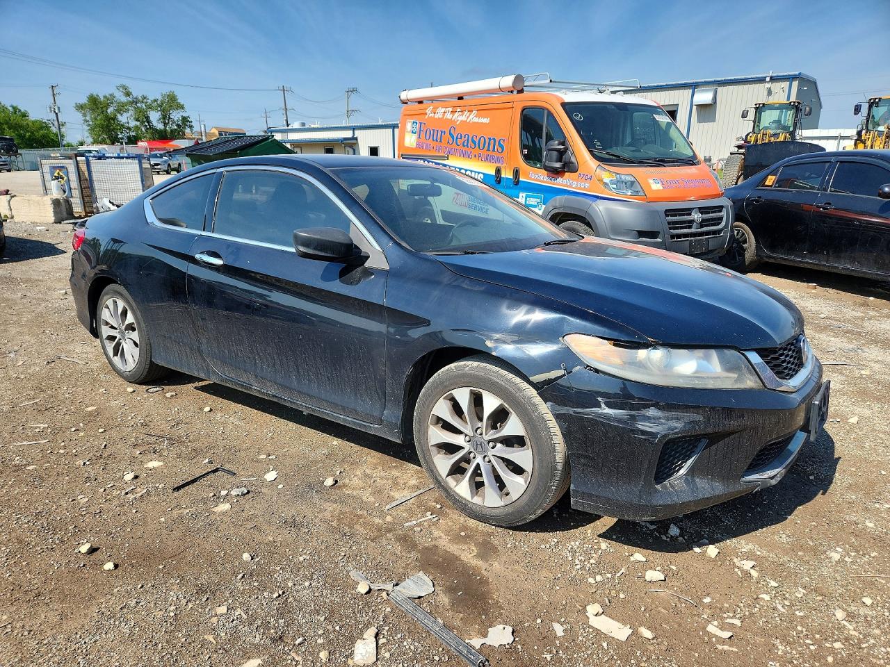 2015 Honda Accord Lx-s Черный vin: 1HGCT1B35FA001263