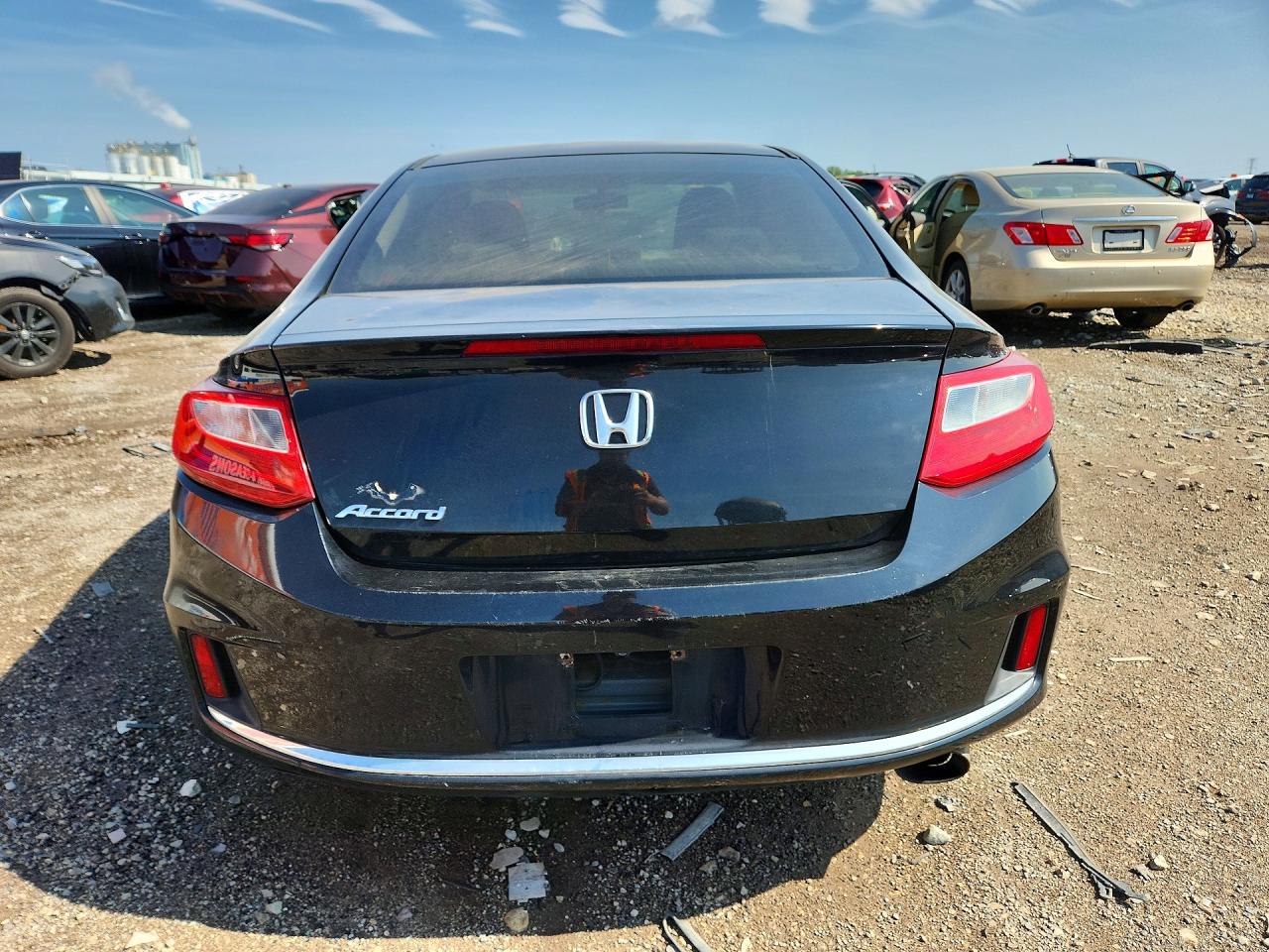 2015 Honda Accord Lx-s Черный vin: 1HGCT1B35FA001263