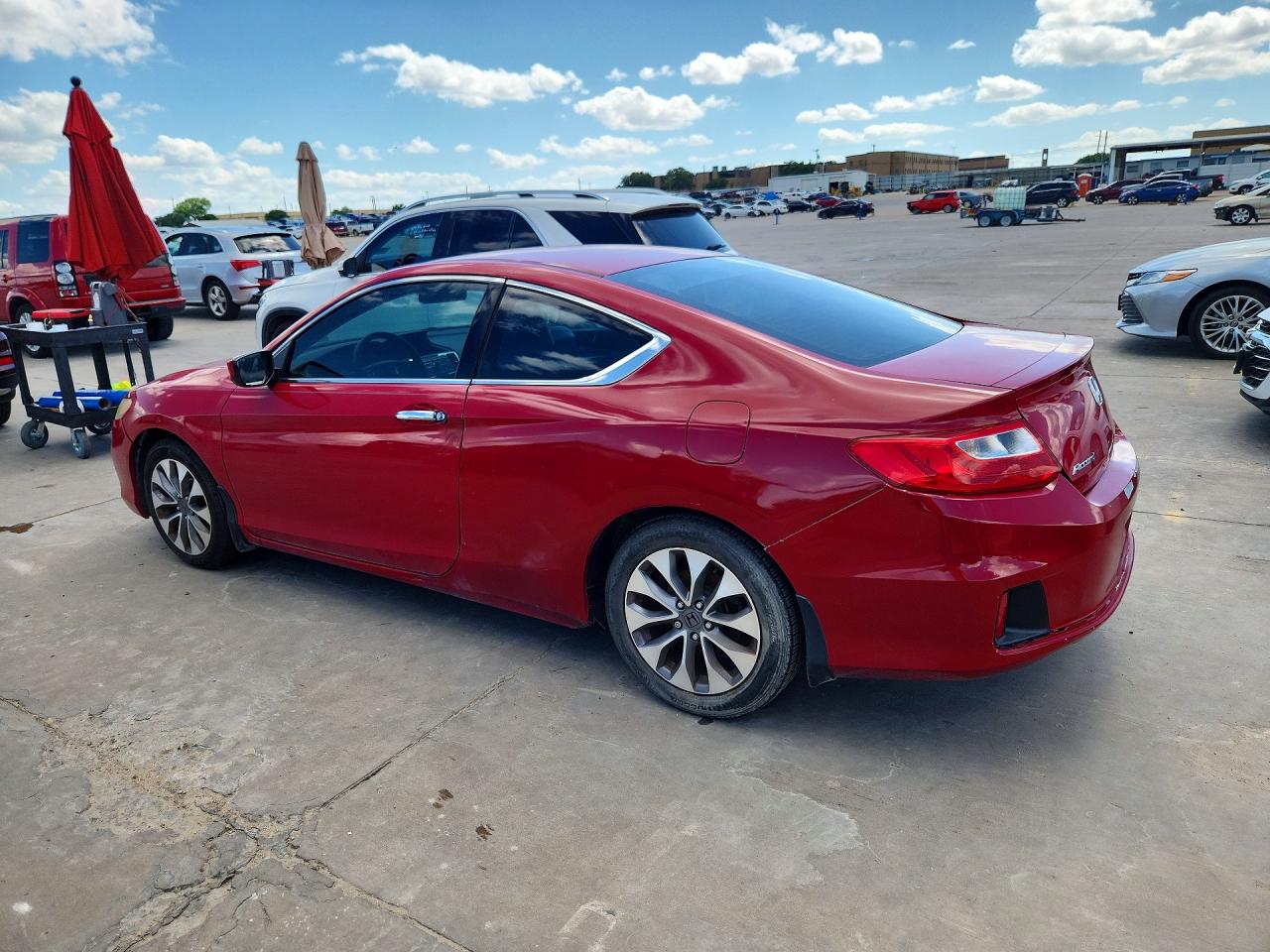 2015 Honda Accord Lx-s Красный vin: 1HGCT1B35FA002011