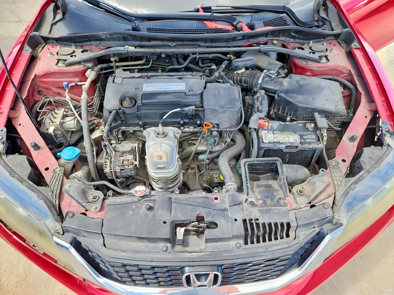 2015 Honda Accord Lx-s Красный vin: 1HGCT1B35FA002011