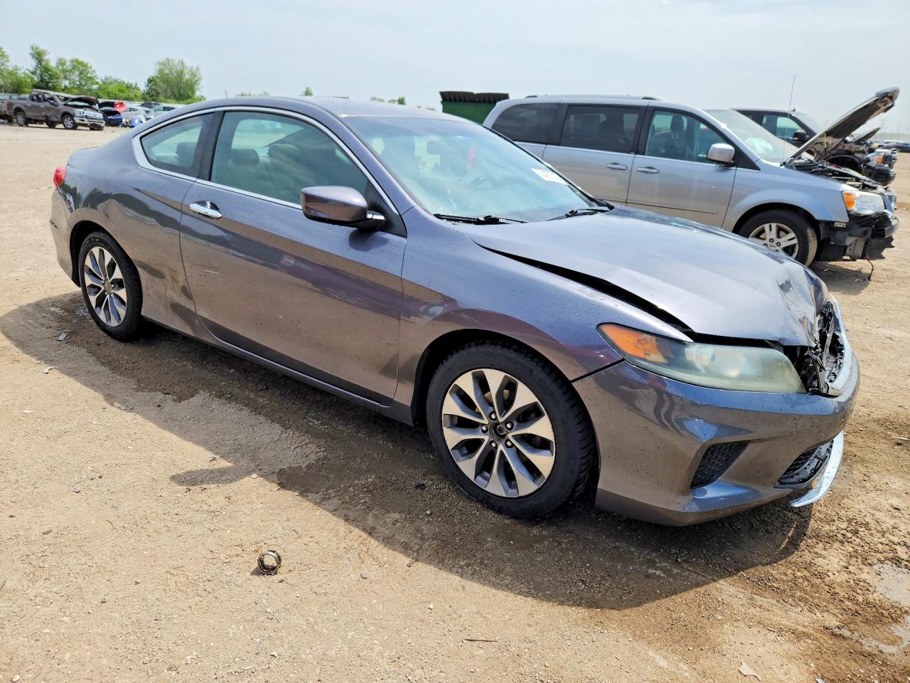 2015 Honda Accord Lx-s Gray vin: 1HGCT1B35FA008438