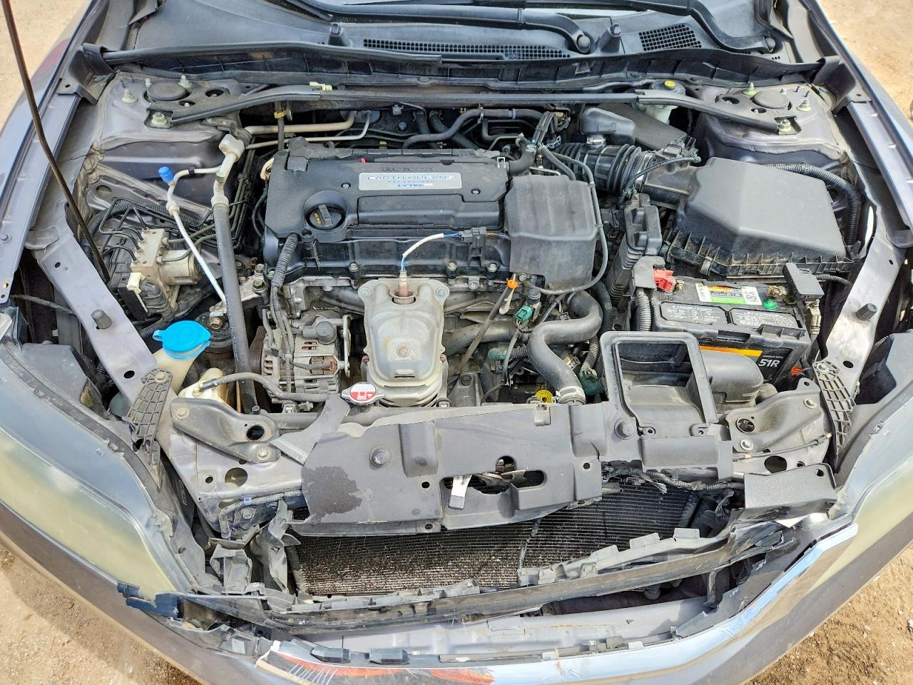 2015 Honda Accord Lx-s Gray vin: 1HGCT1B35FA008438