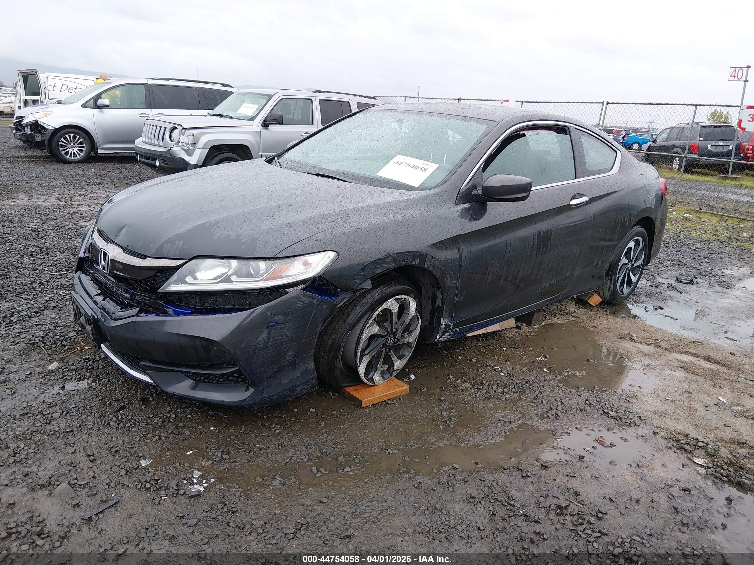 2016 Honda Accord Lx-s Gray vin: 1HGCT1B35GA011048