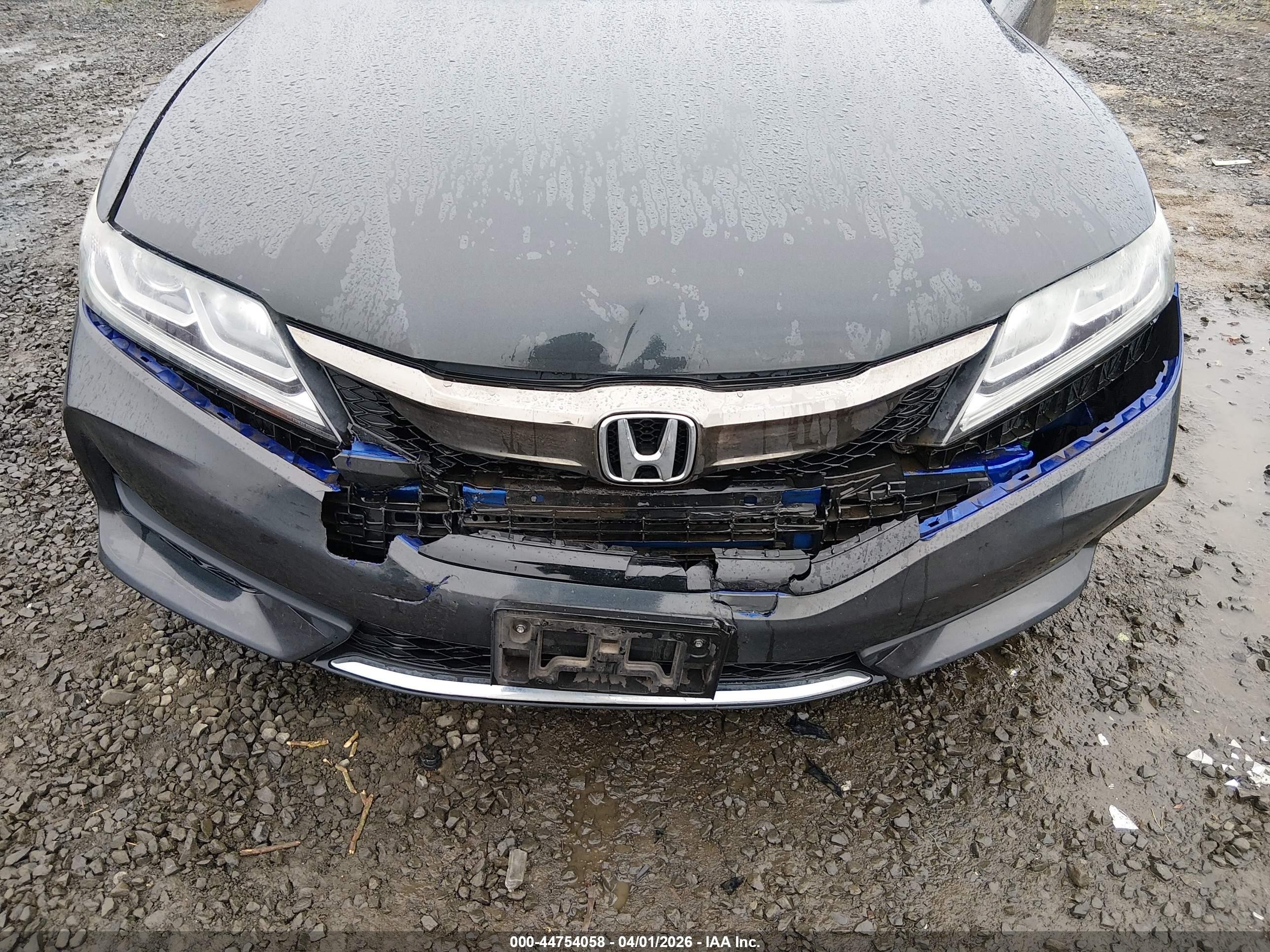 2016 Honda Accord Lx-s Gray vin: 1HGCT1B35GA011048