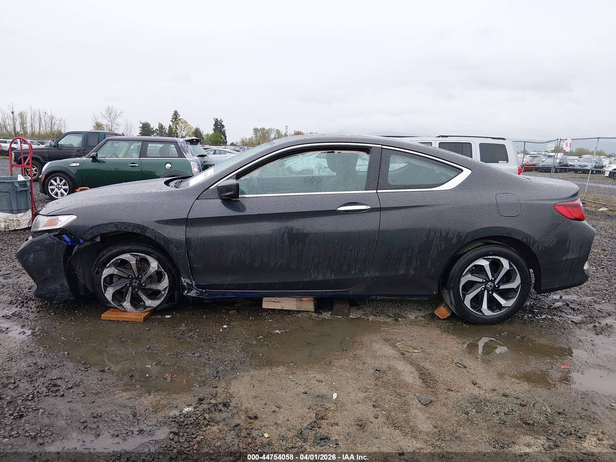 2016 Honda Accord Lx-s Gray vin: 1HGCT1B35GA011048