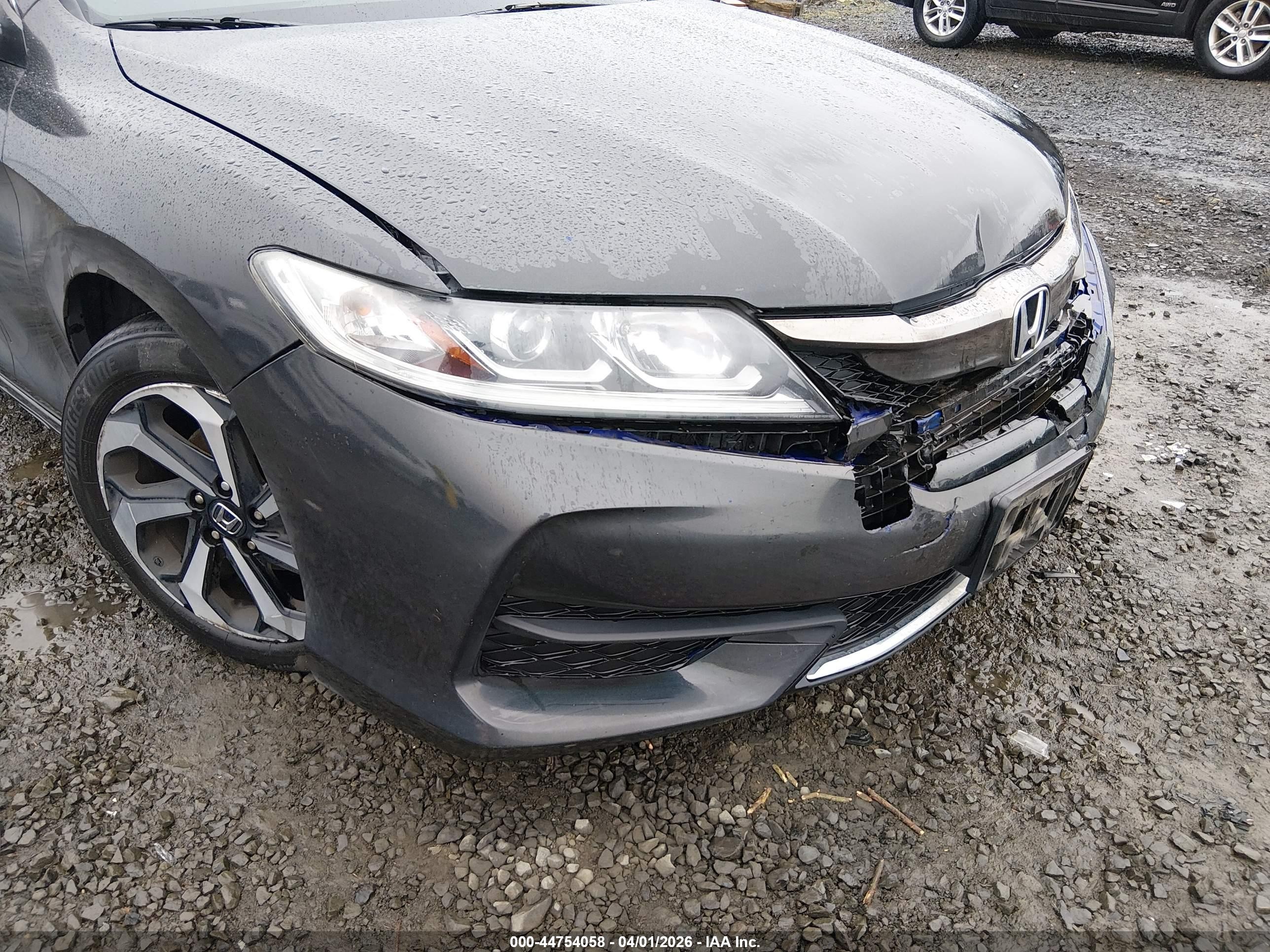 2016 Honda Accord Lx-s Gray vin: 1HGCT1B35GA011048