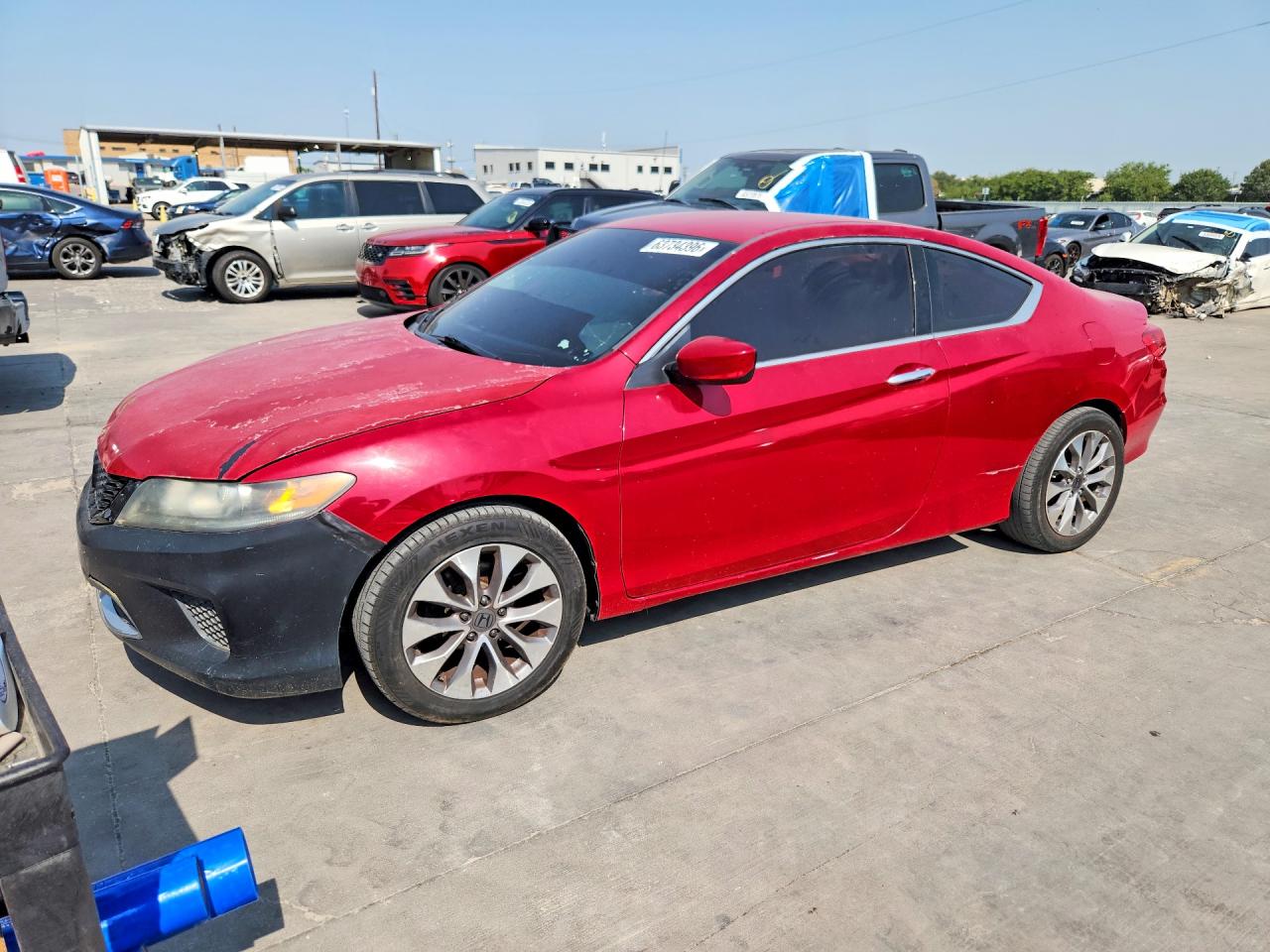 2014 Honda Accord Lx-s Red vin: 1HGCT1B36EA001772