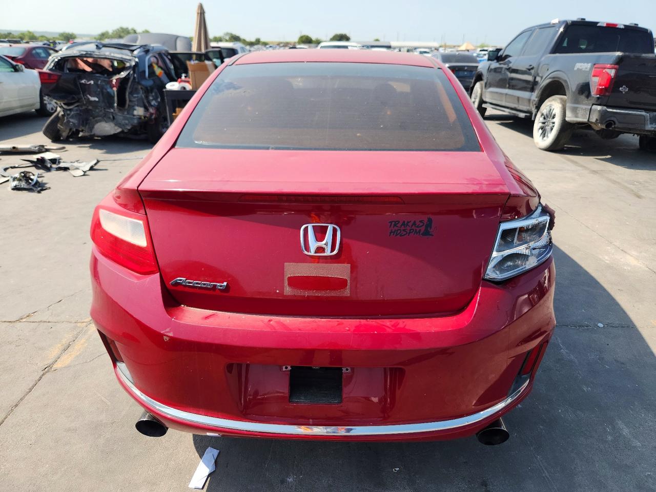 2014 Honda Accord Lx-s Red vin: 1HGCT1B36EA001772