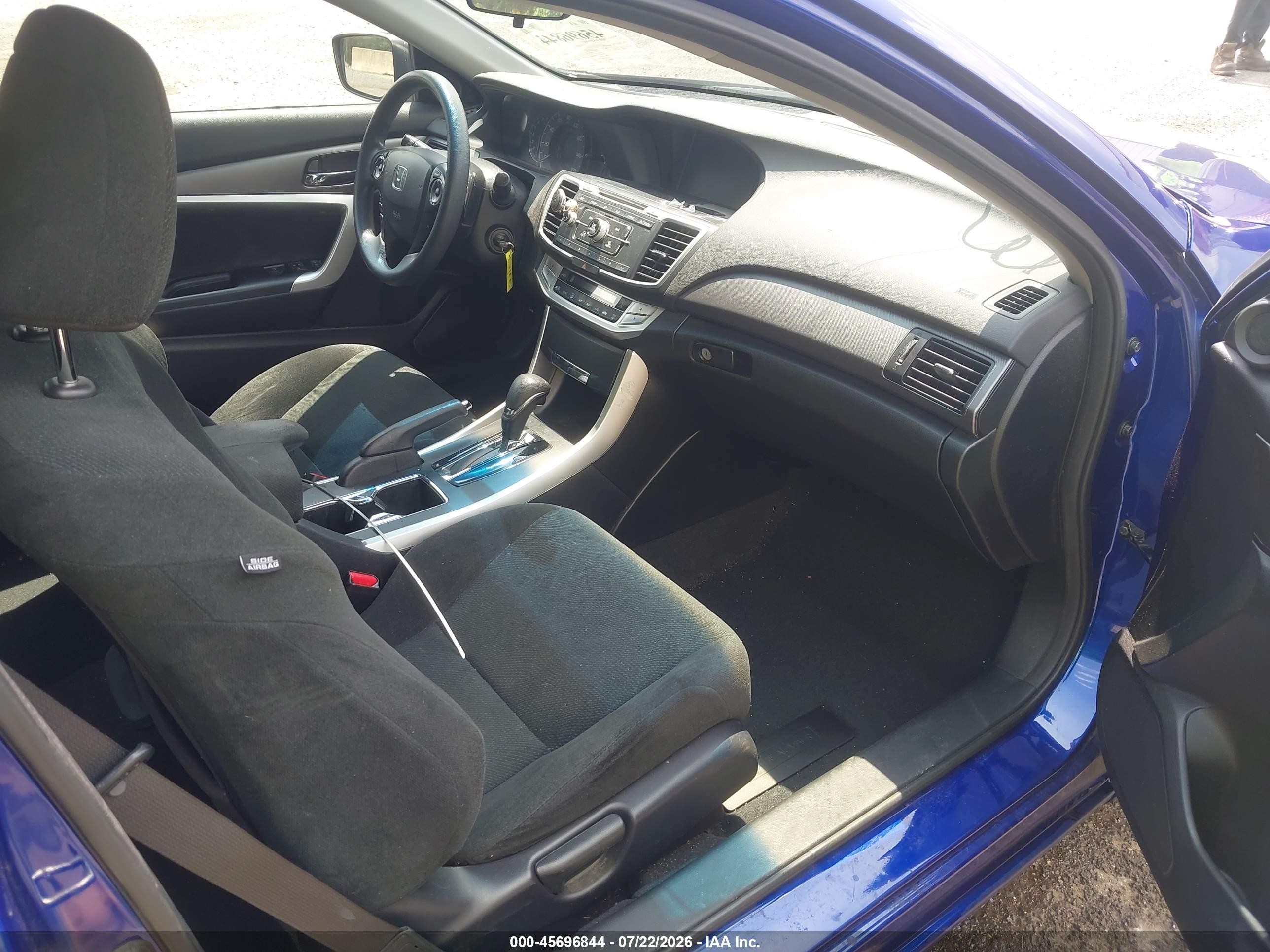 2013 Honda Accord Lx-s Blue vin: 1HGCT1B37DA003786