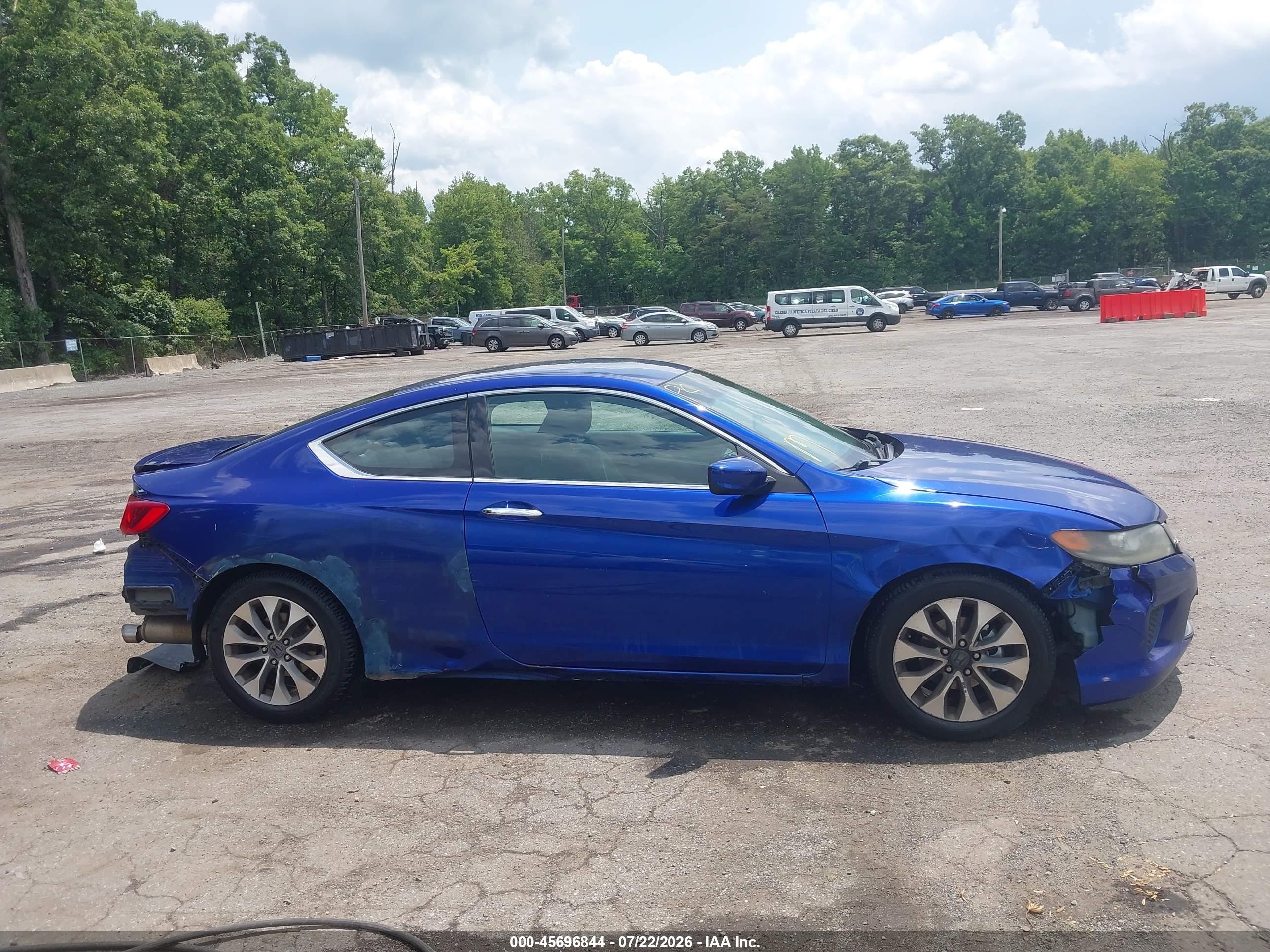 2013 Honda Accord Lx-s Blue vin: 1HGCT1B37DA003786