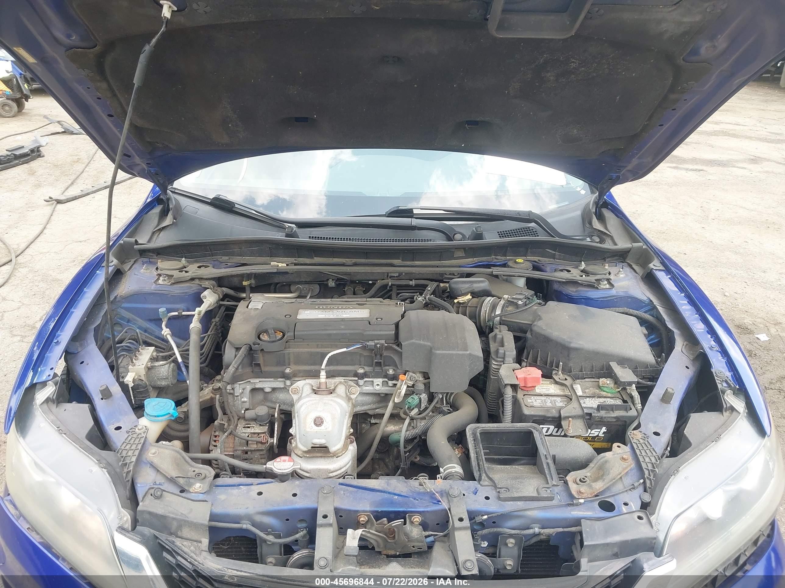 2013 Honda Accord Lx-s Blue vin: 1HGCT1B37DA003786