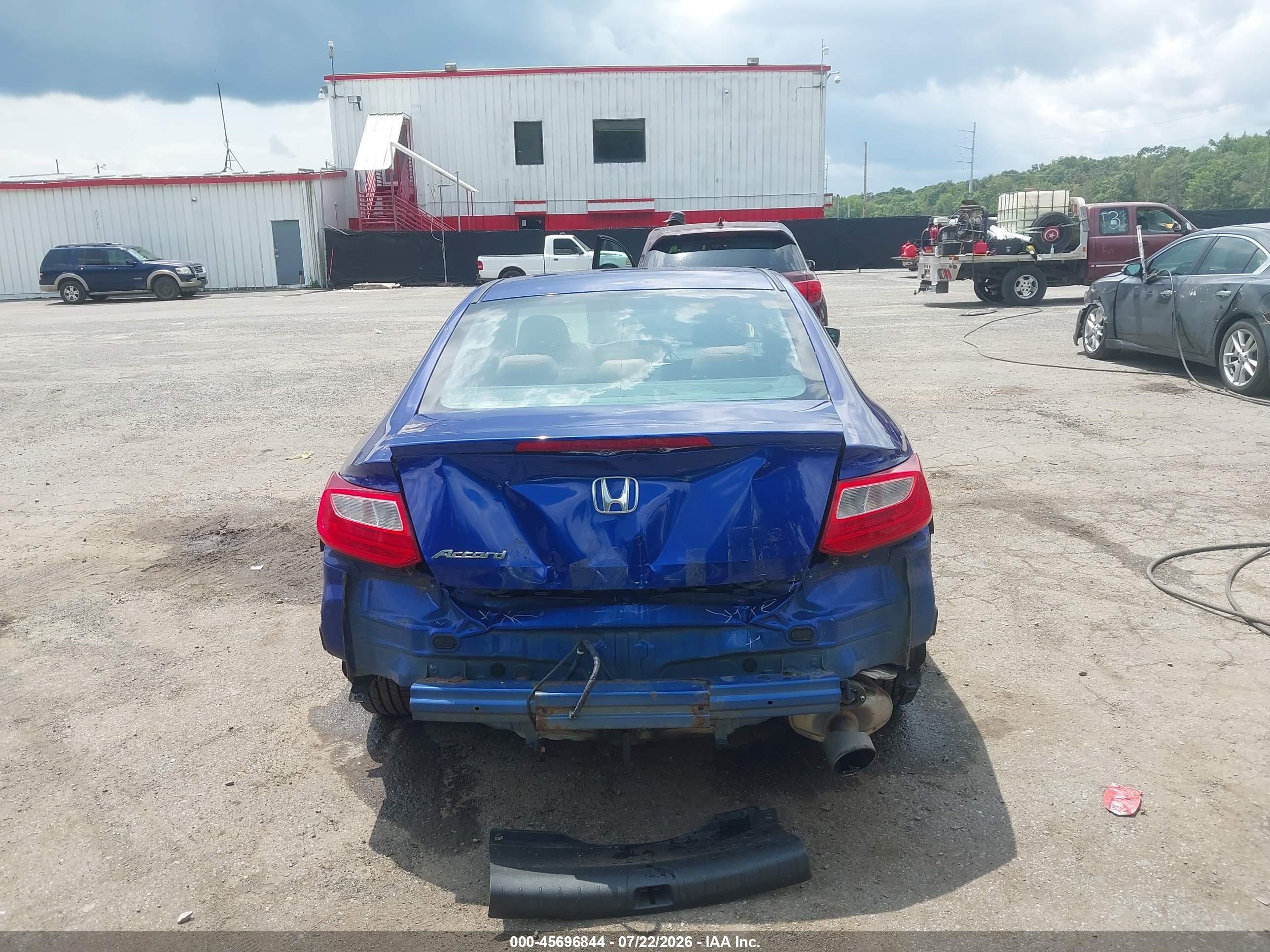 2013 Honda Accord Lx-s Blue vin: 1HGCT1B37DA003786