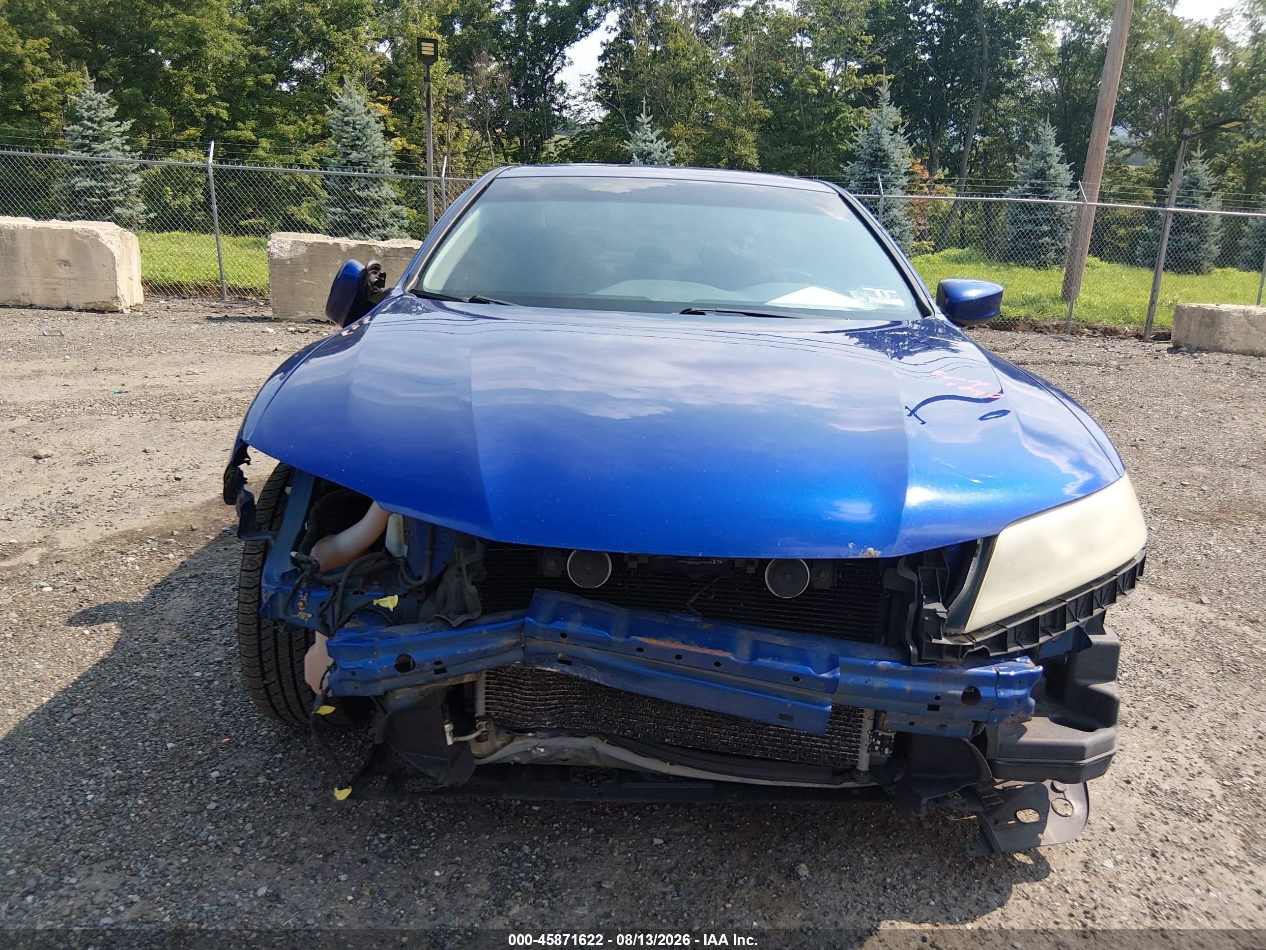 2013 Honda Accord Lx-s Blue vin: 1HGCT1B37DA008633