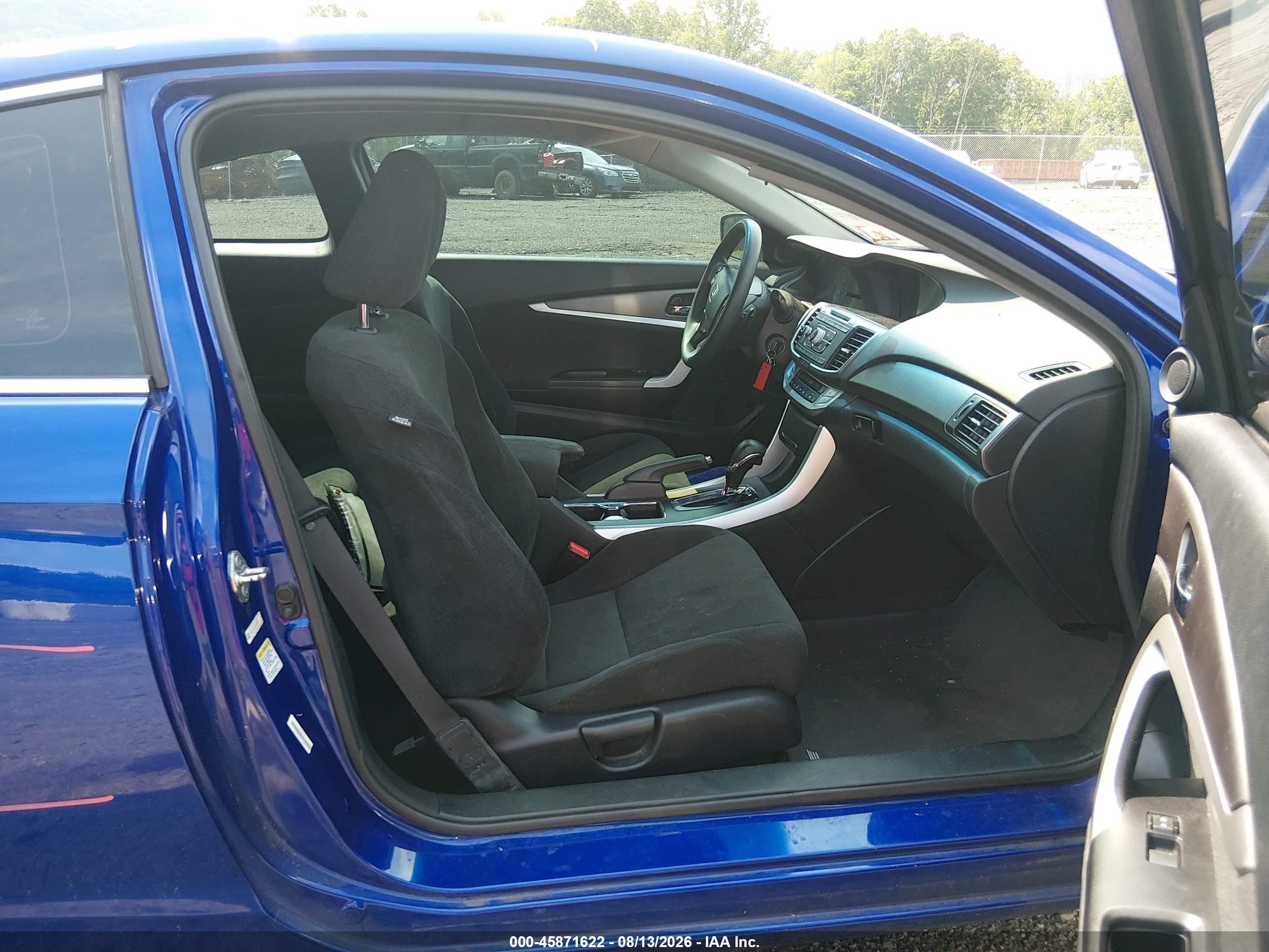 2013 Honda Accord Lx-s Blue vin: 1HGCT1B37DA008633
