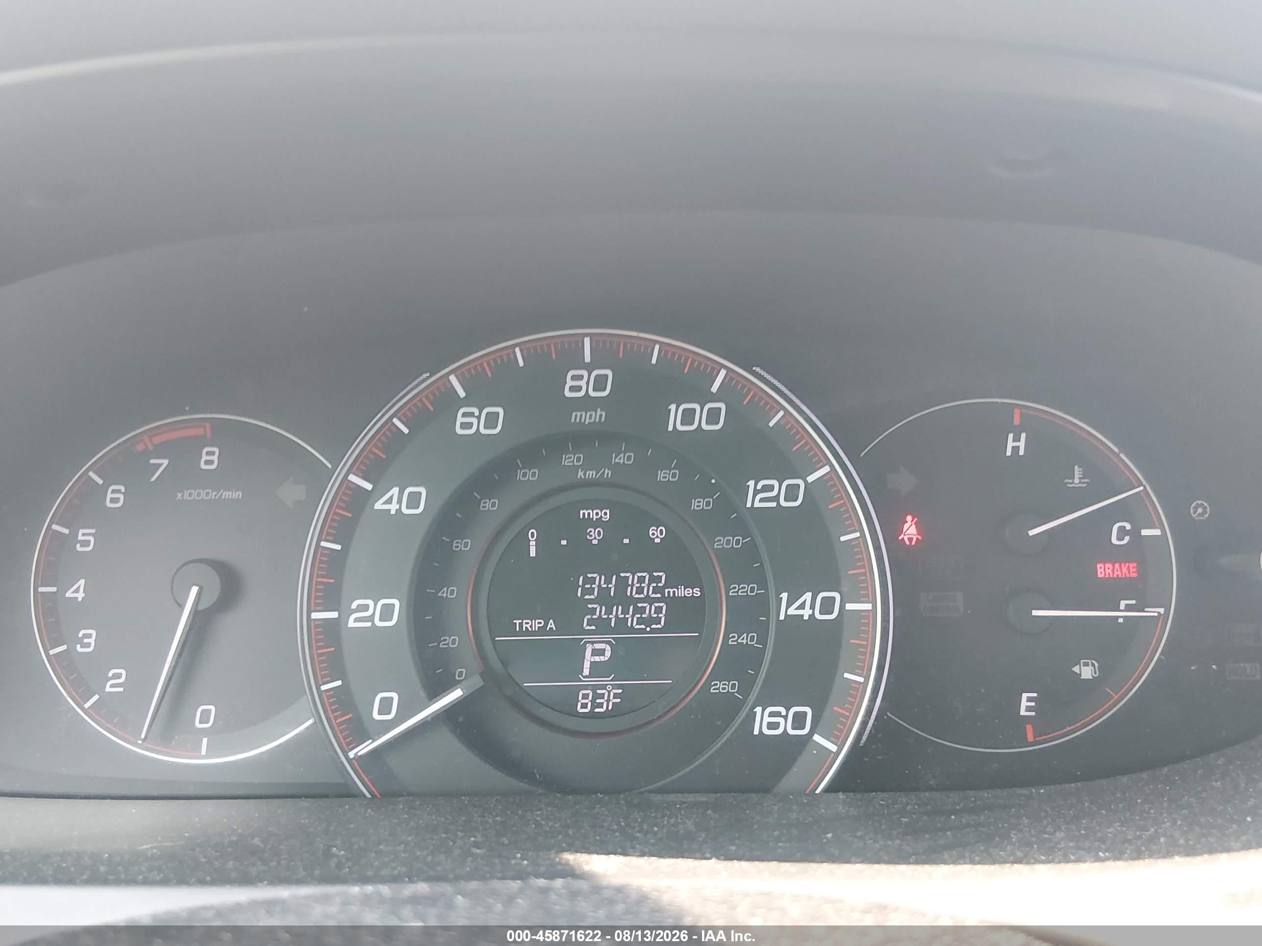 2013 Honda Accord Lx-s Blue vin: 1HGCT1B37DA008633