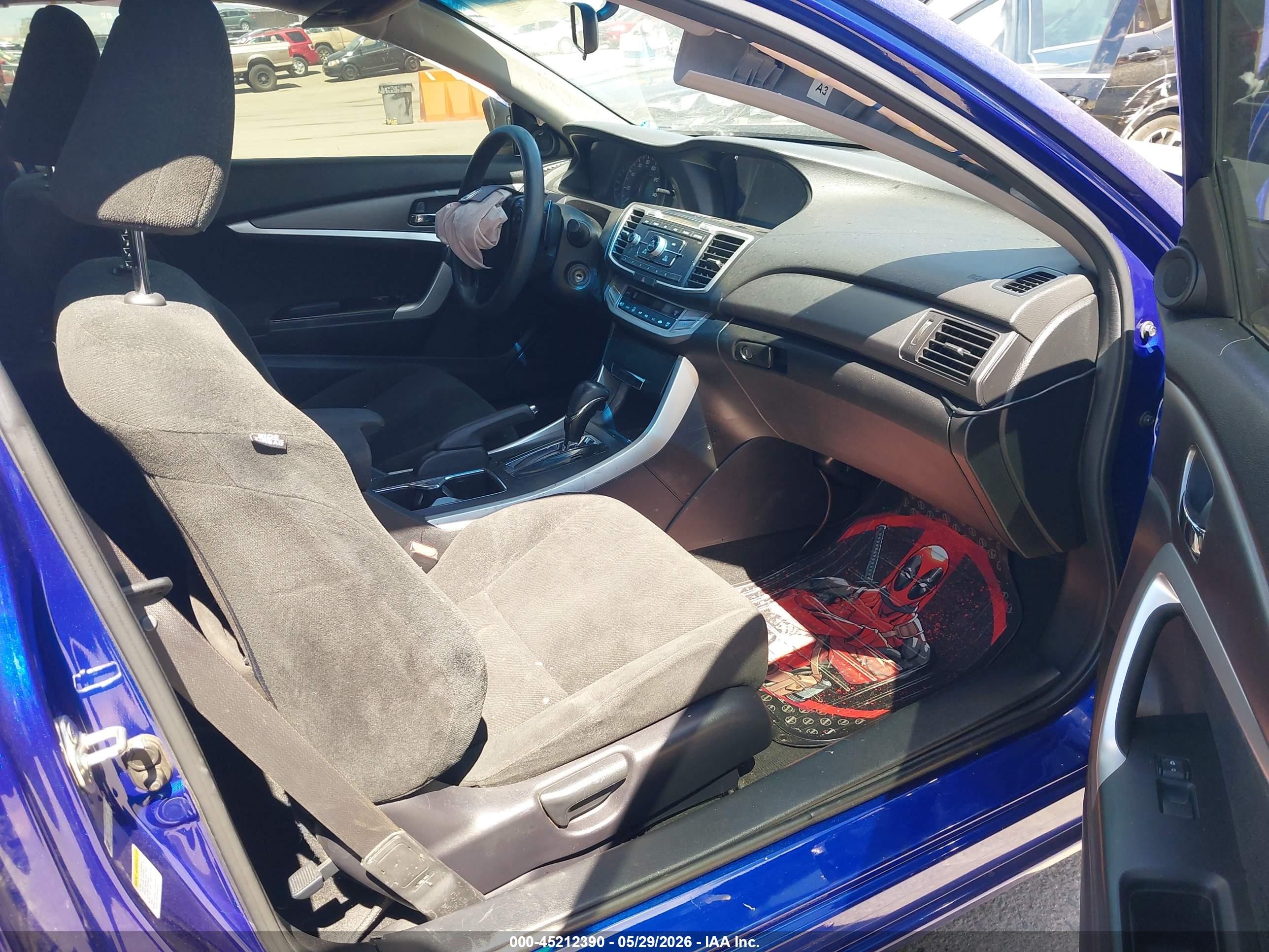 2013 Honda Accord Lx-s Blue vin: 1HGCT1B37DA010589