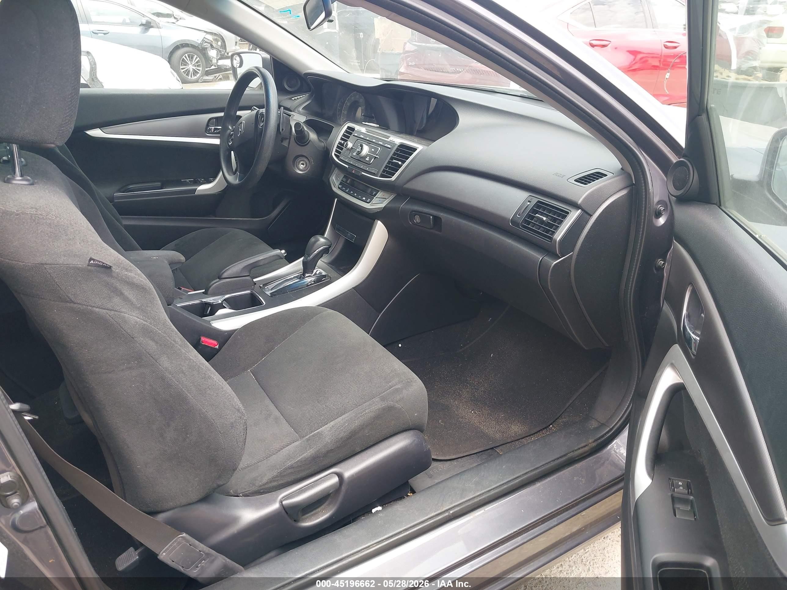 2013 Honda Accord Lx-s Gray vin: 1HGCT1B37DA019356