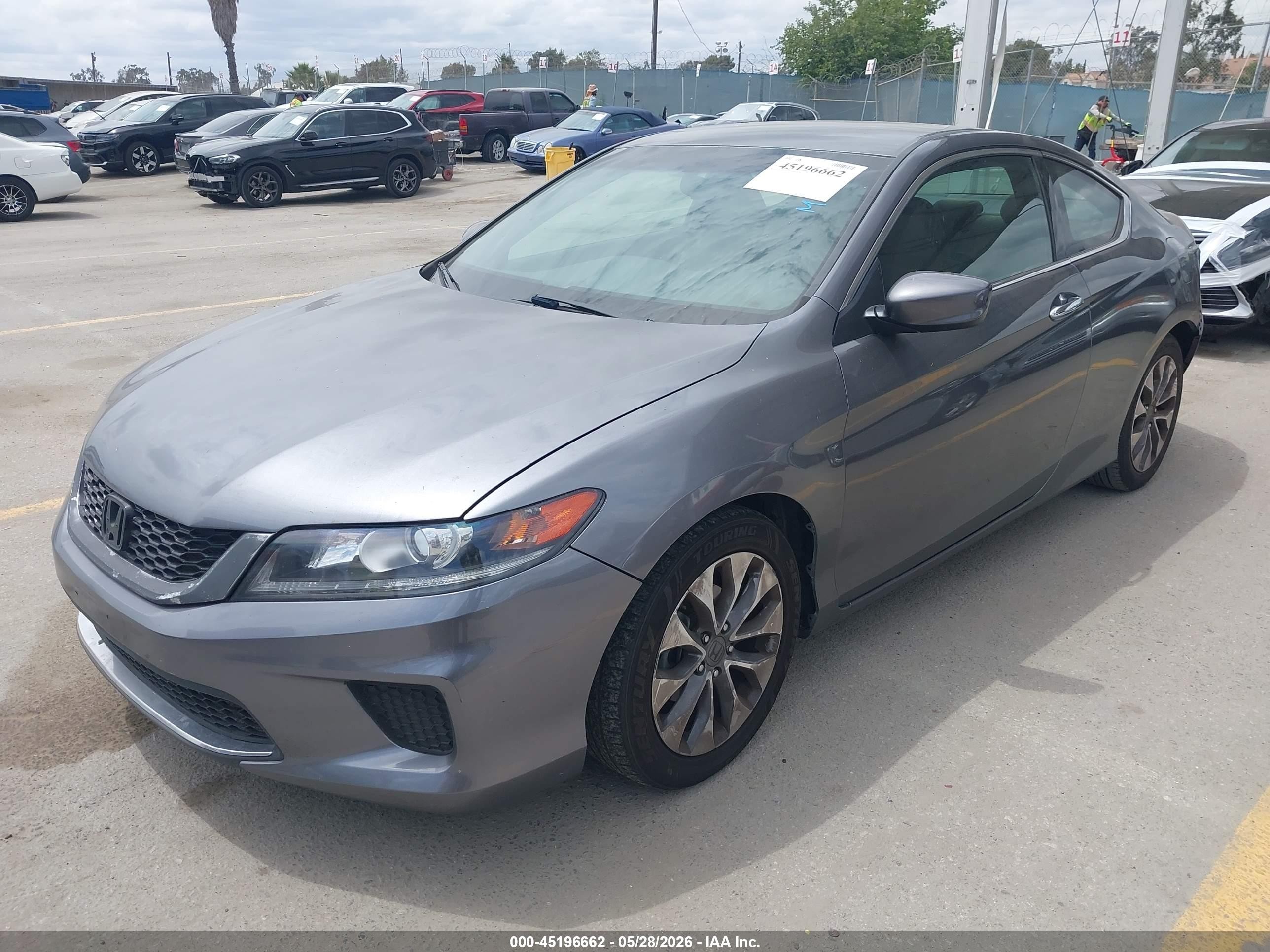 2013 Honda Accord Lx-s Gray vin: 1HGCT1B37DA019356