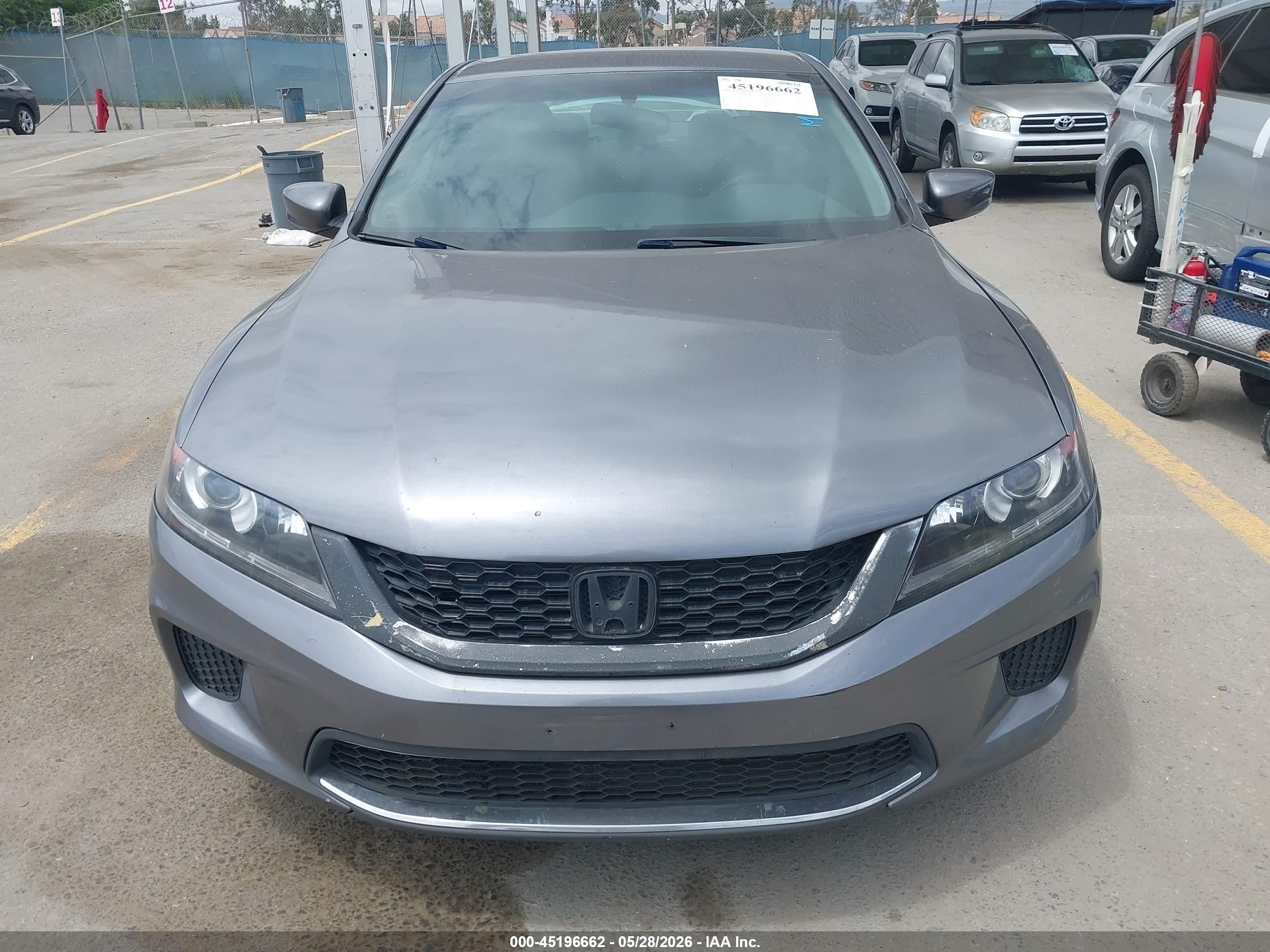 2013 Honda Accord Lx-s Gray vin: 1HGCT1B37DA019356