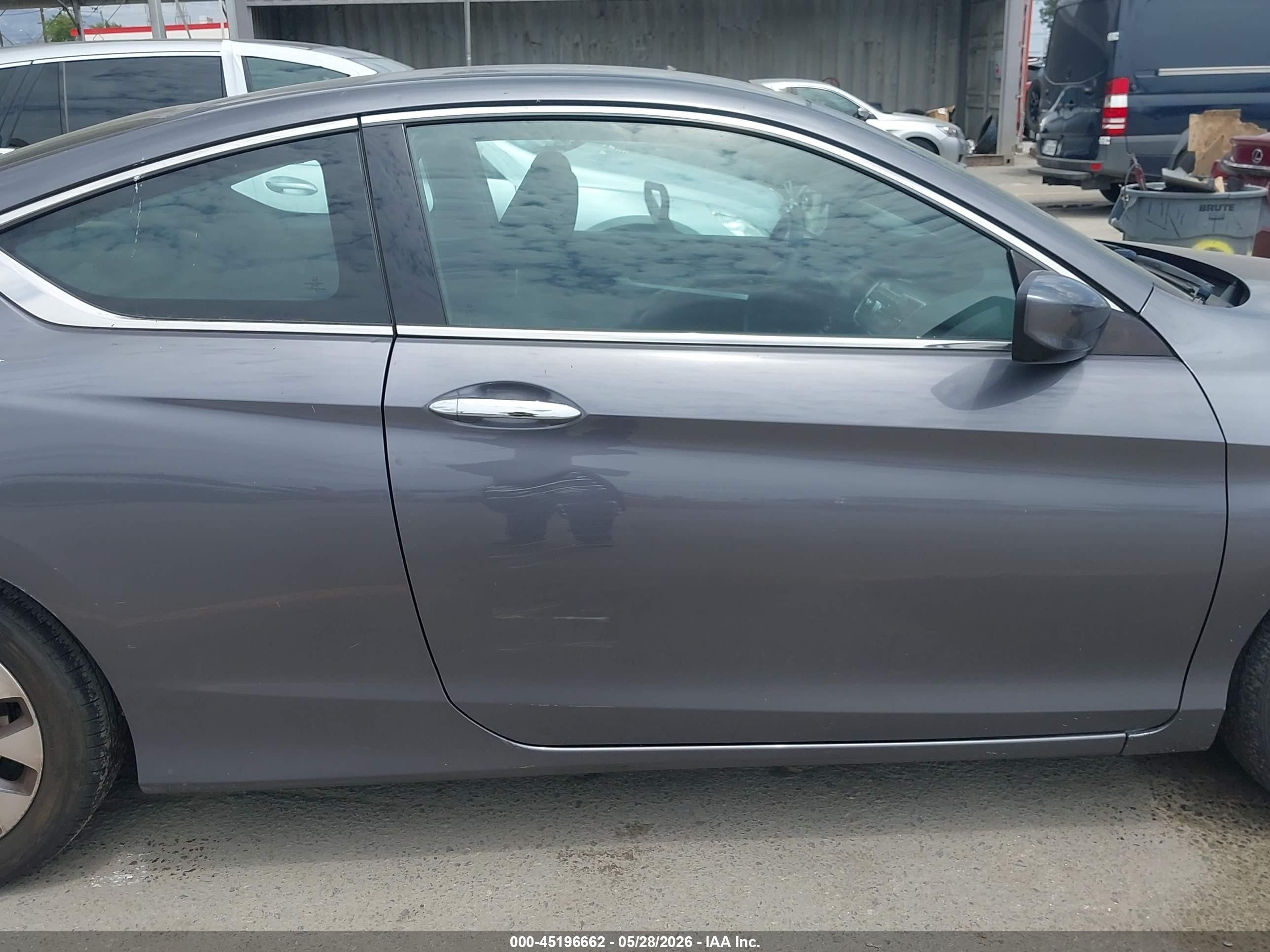 2013 Honda Accord Lx-s Gray vin: 1HGCT1B37DA019356