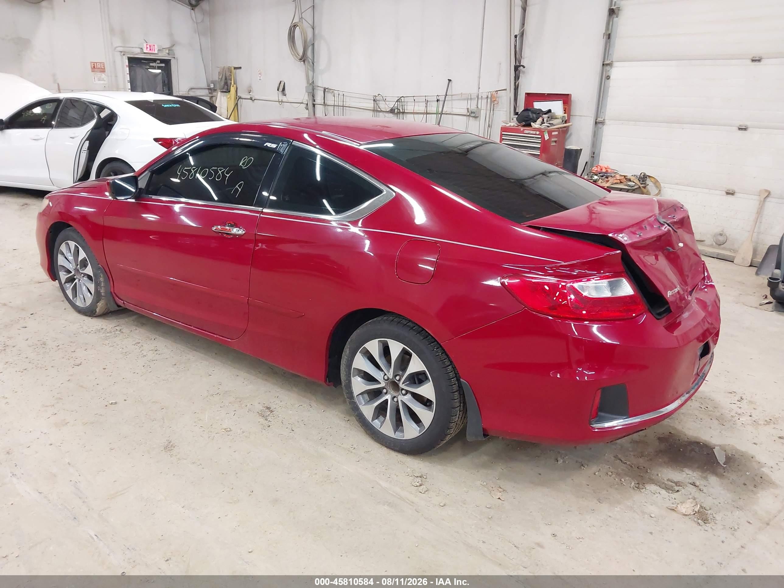 2013 Honda Accord Lx-s Red vin: 1HGCT1B37DA025898