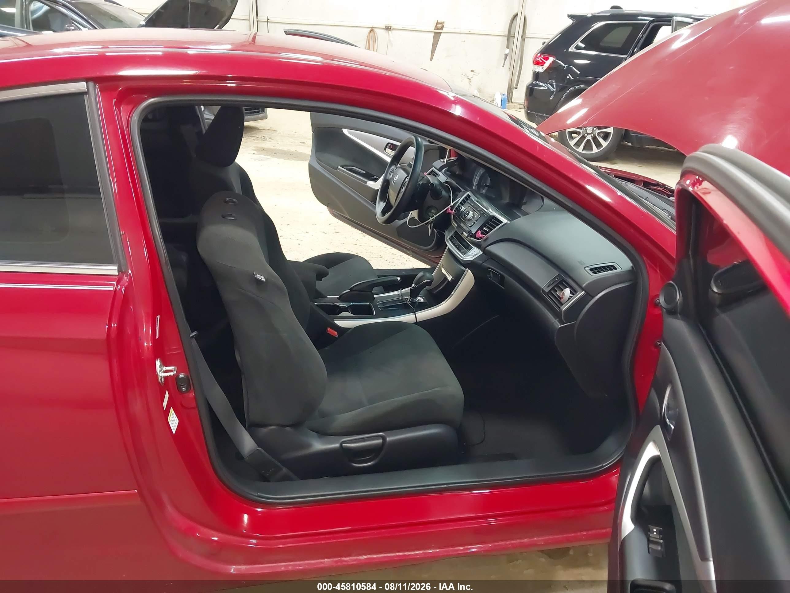 2013 Honda Accord Lx-s Red vin: 1HGCT1B37DA025898