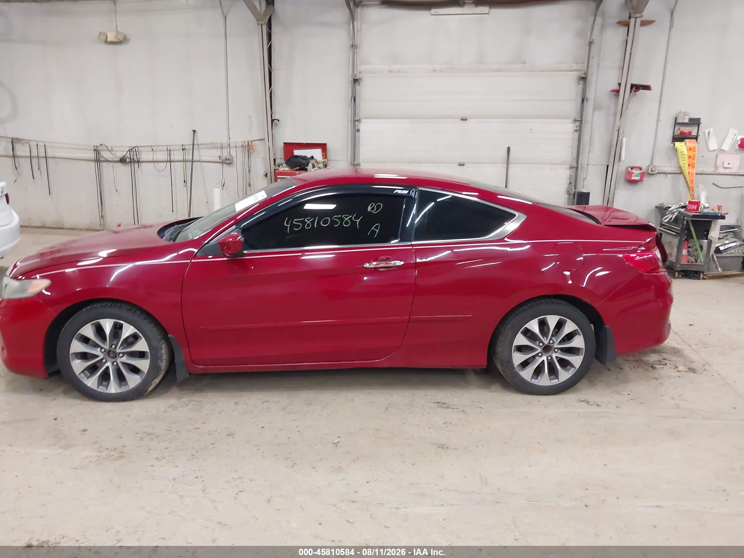2013 Honda Accord Lx-s Red vin: 1HGCT1B37DA025898