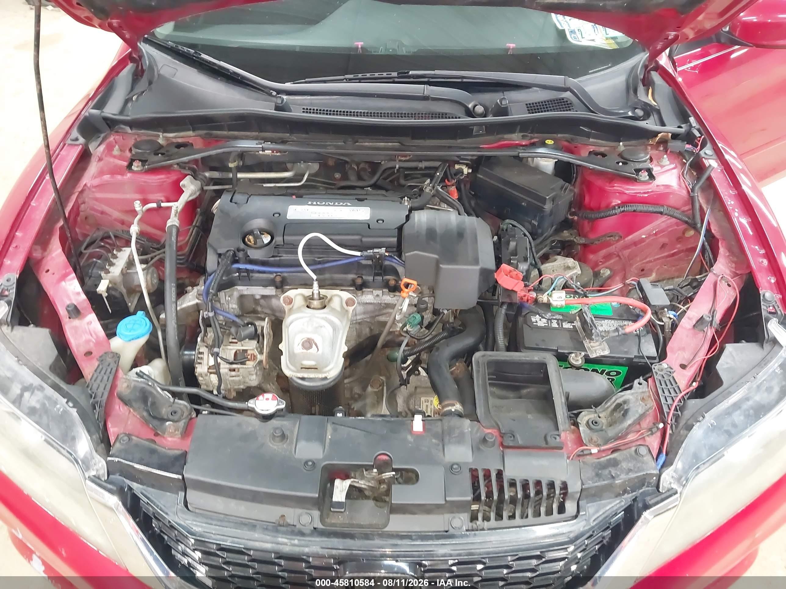 2013 Honda Accord Lx-s Red vin: 1HGCT1B37DA025898