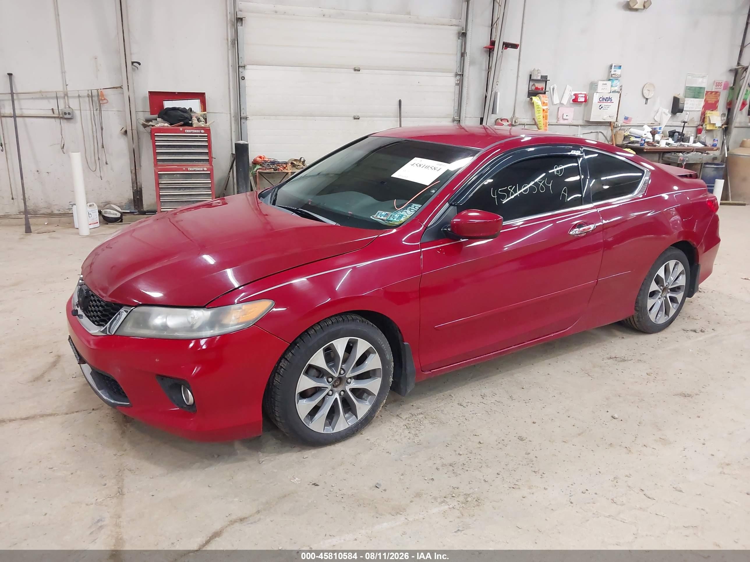 2013 Honda Accord Lx-s Red vin: 1HGCT1B37DA025898