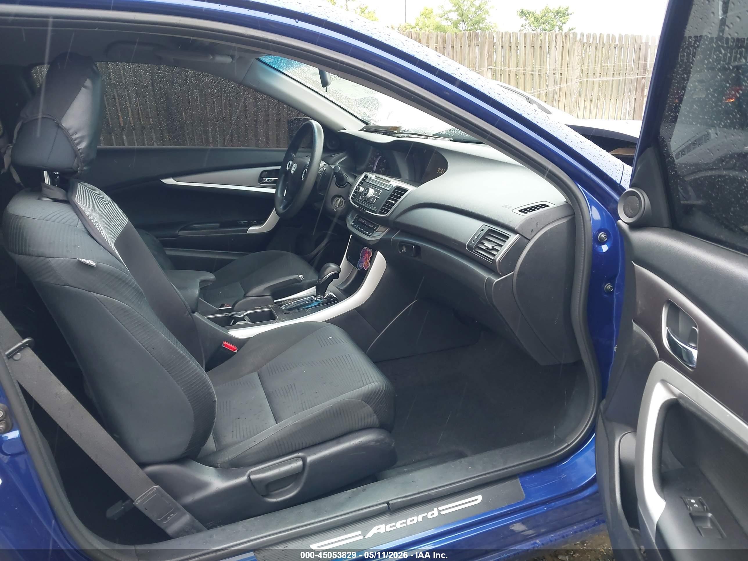 2014 Honda Accord Lx-s Blue vin: 1HGCT1B37EA002381