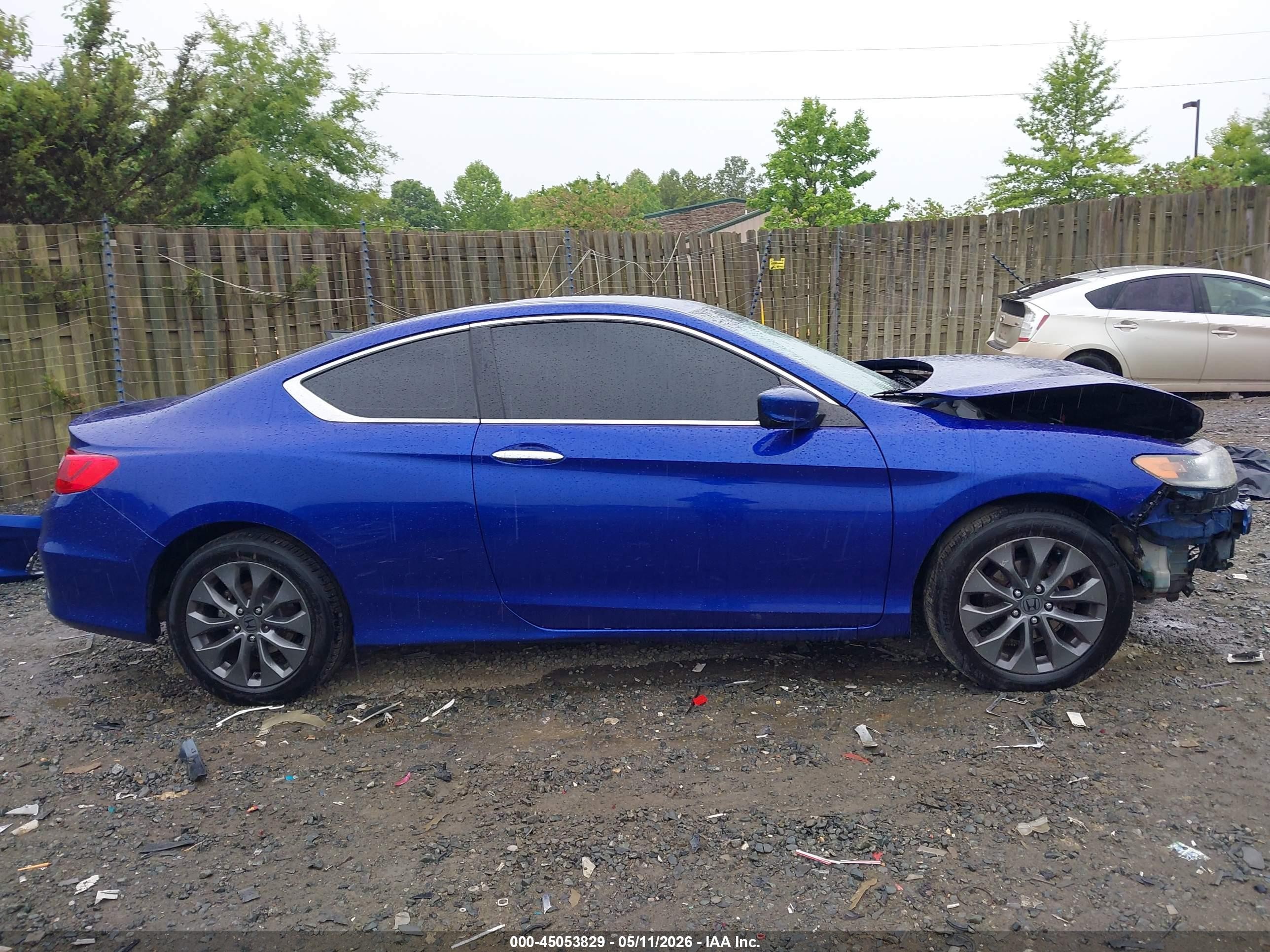 2014 Honda Accord Lx-s Blue vin: 1HGCT1B37EA002381