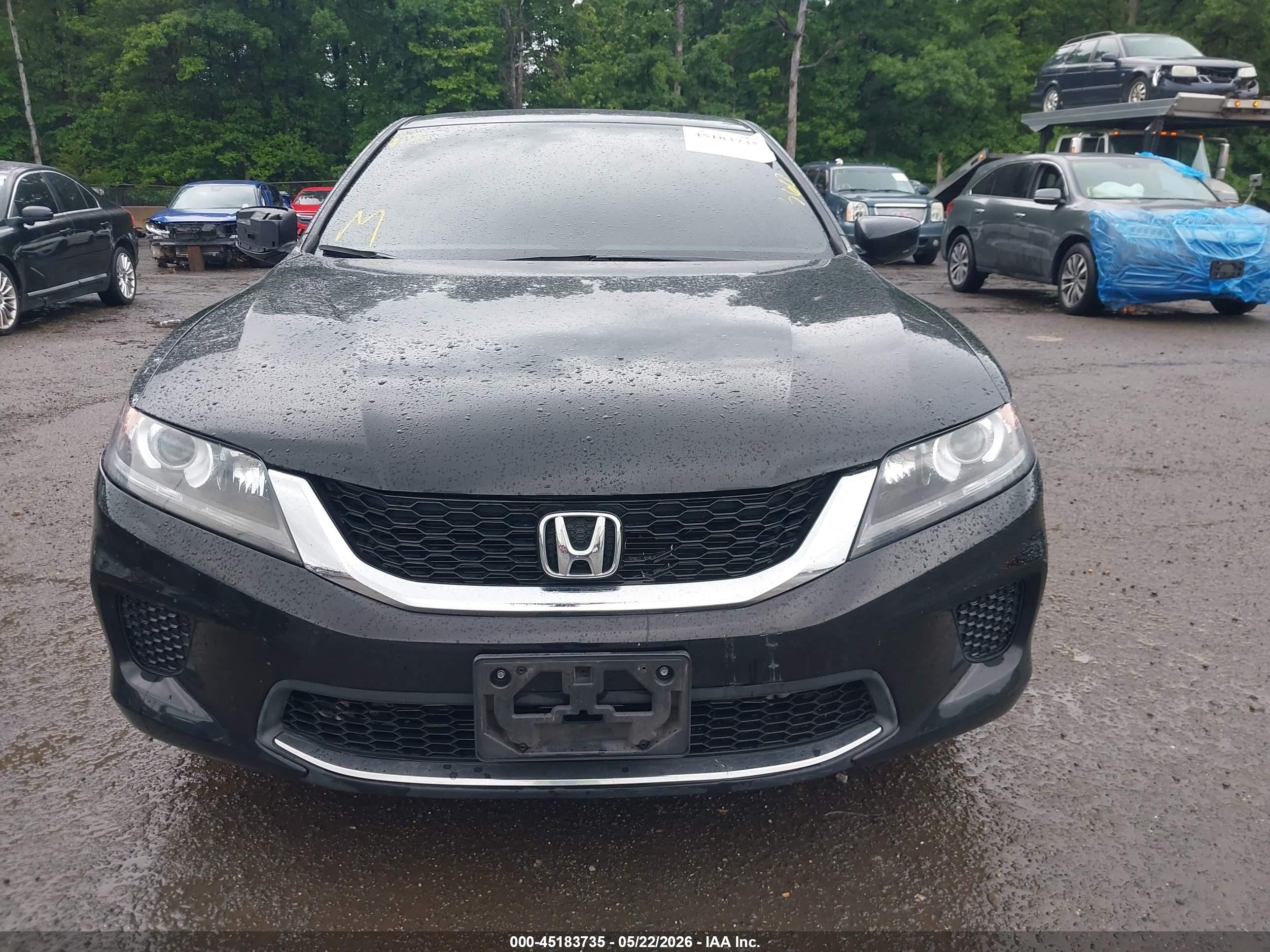 2014 Honda Accord Lx-s Black vin: 1HGCT1B37EA012988