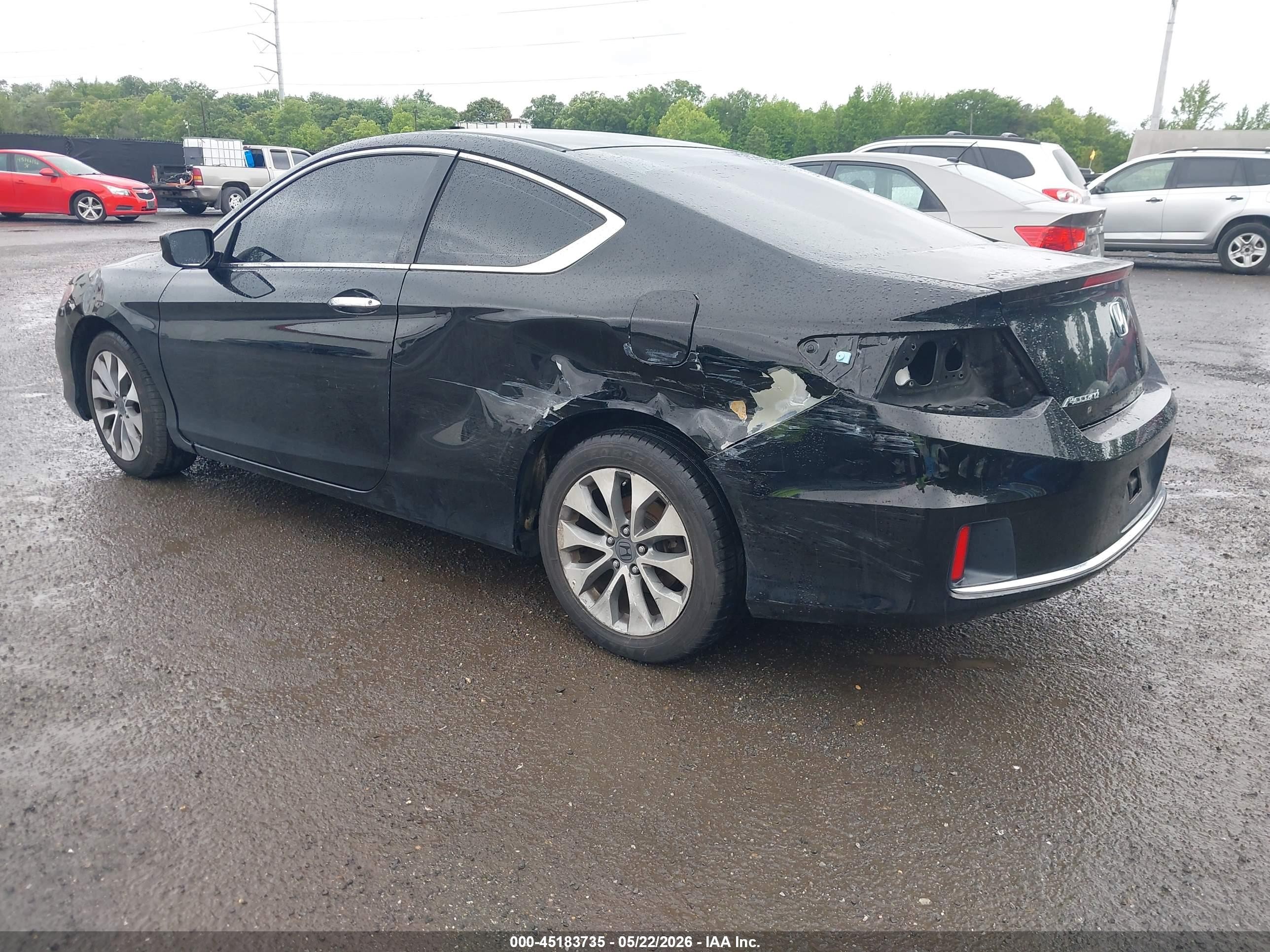 2014 Honda Accord Lx-s Black vin: 1HGCT1B37EA012988
