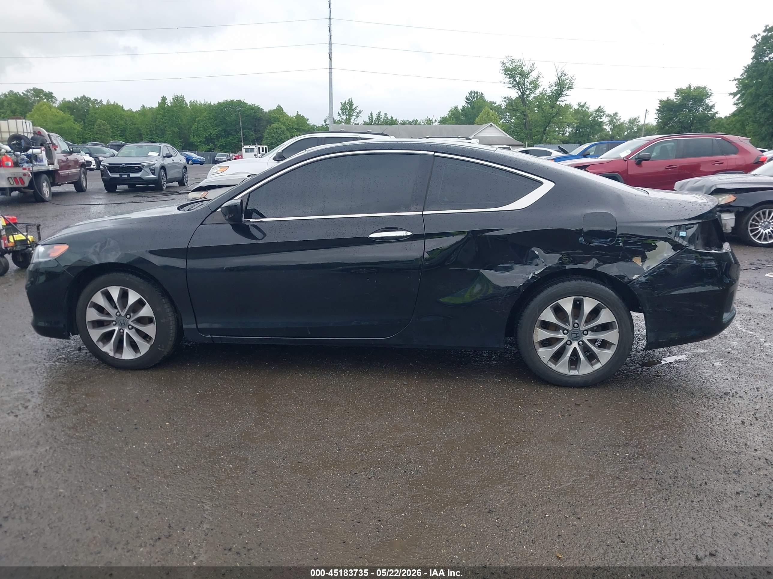 2014 Honda Accord Lx-s Black vin: 1HGCT1B37EA012988