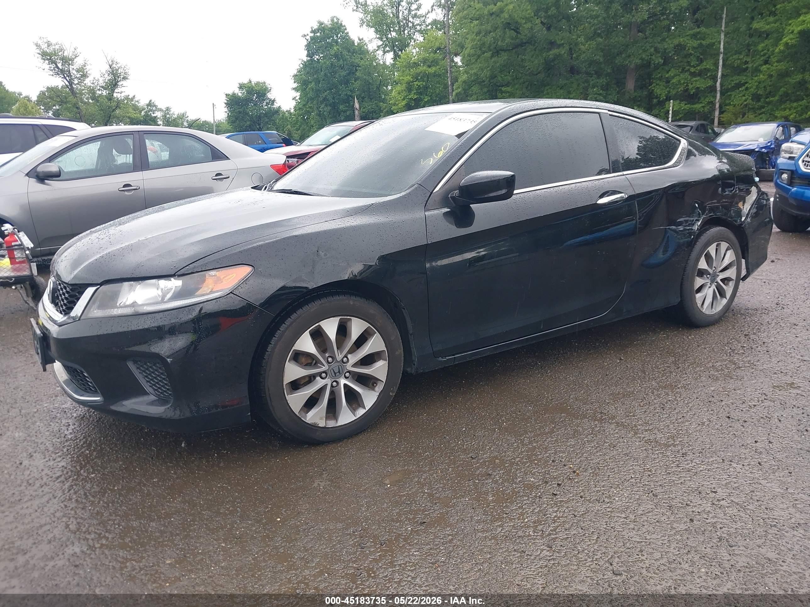 2014 Honda Accord Lx-s Black vin: 1HGCT1B37EA012988