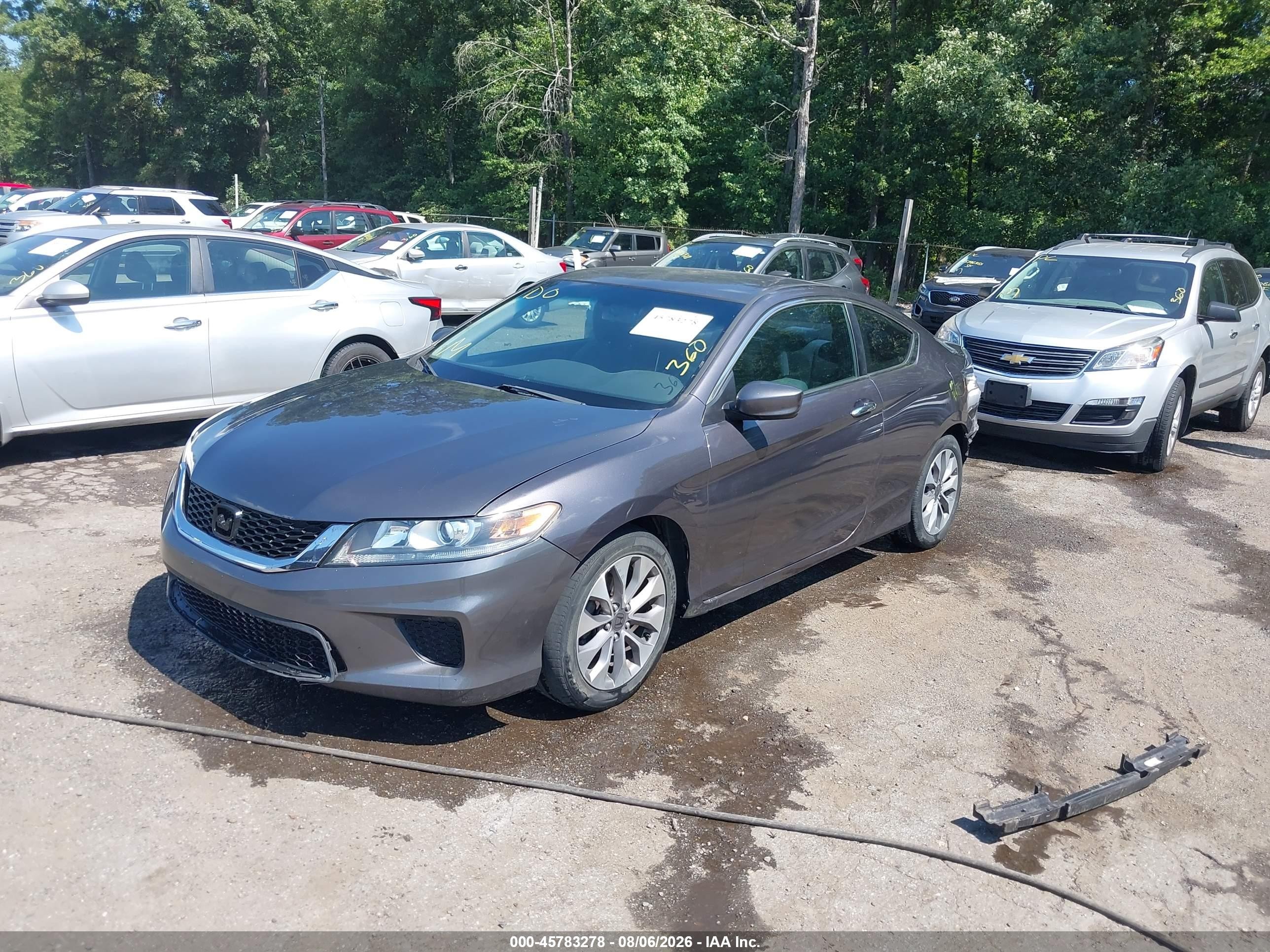 2015 Honda Accord Lx-s Gray vin: 1HGCT1B37FA005296