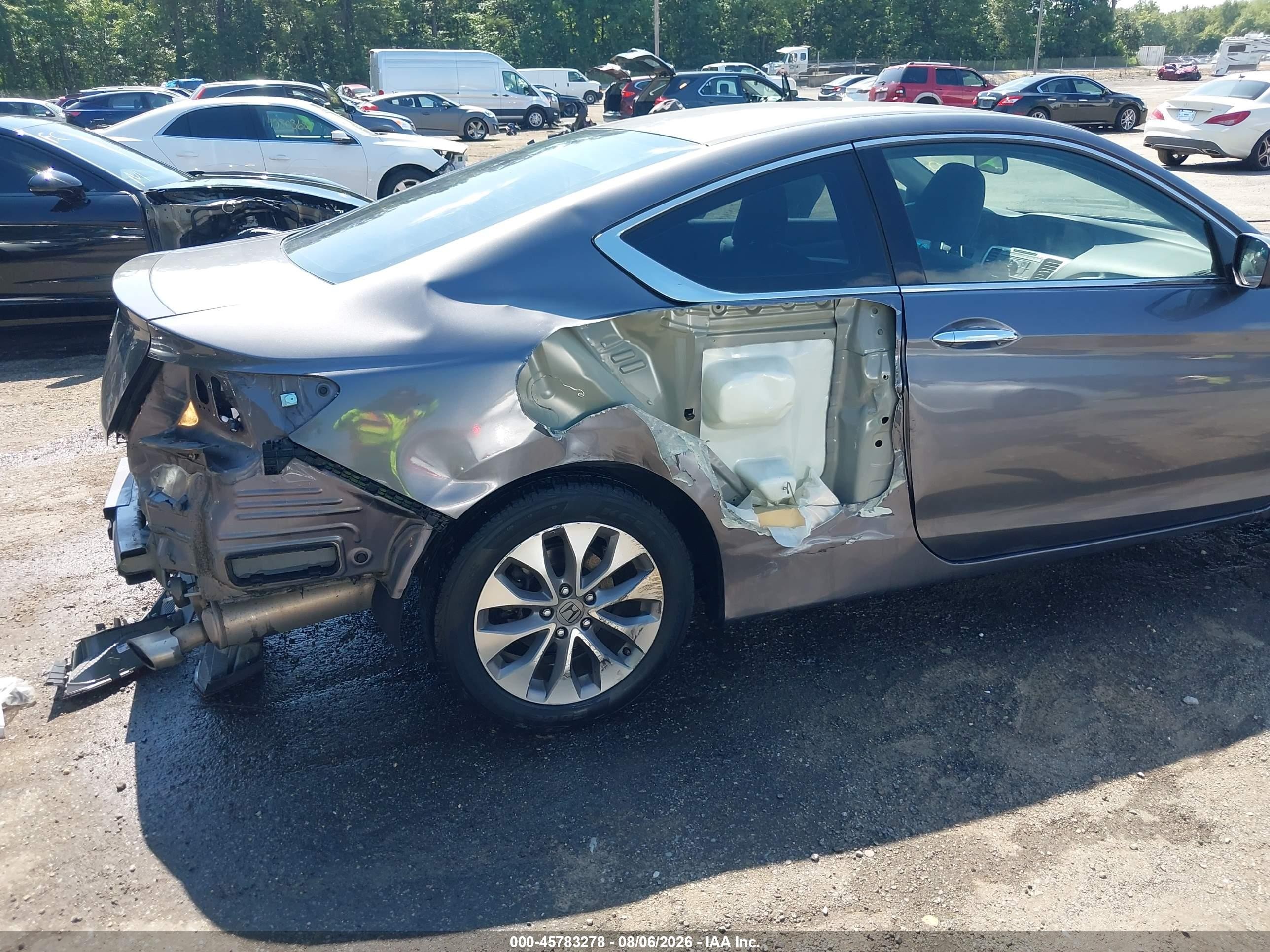 2015 Honda Accord Lx-s Gray vin: 1HGCT1B37FA005296