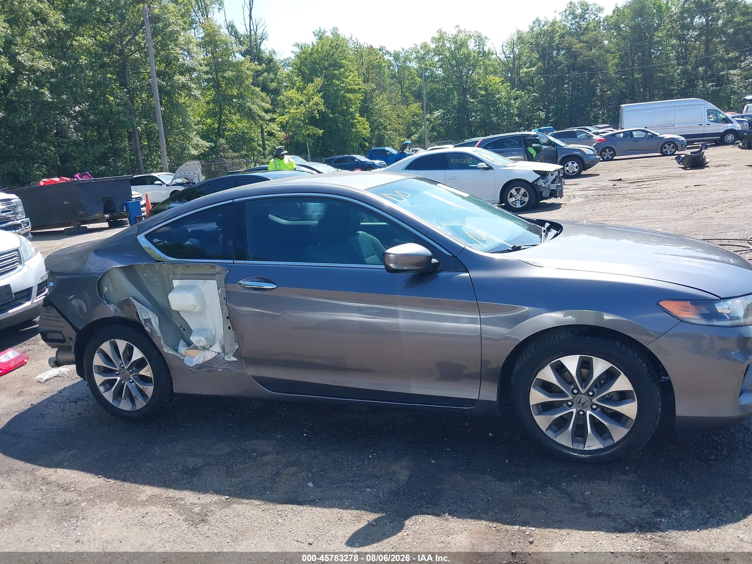 2015 Honda Accord Lx-s Gray vin: 1HGCT1B37FA005296