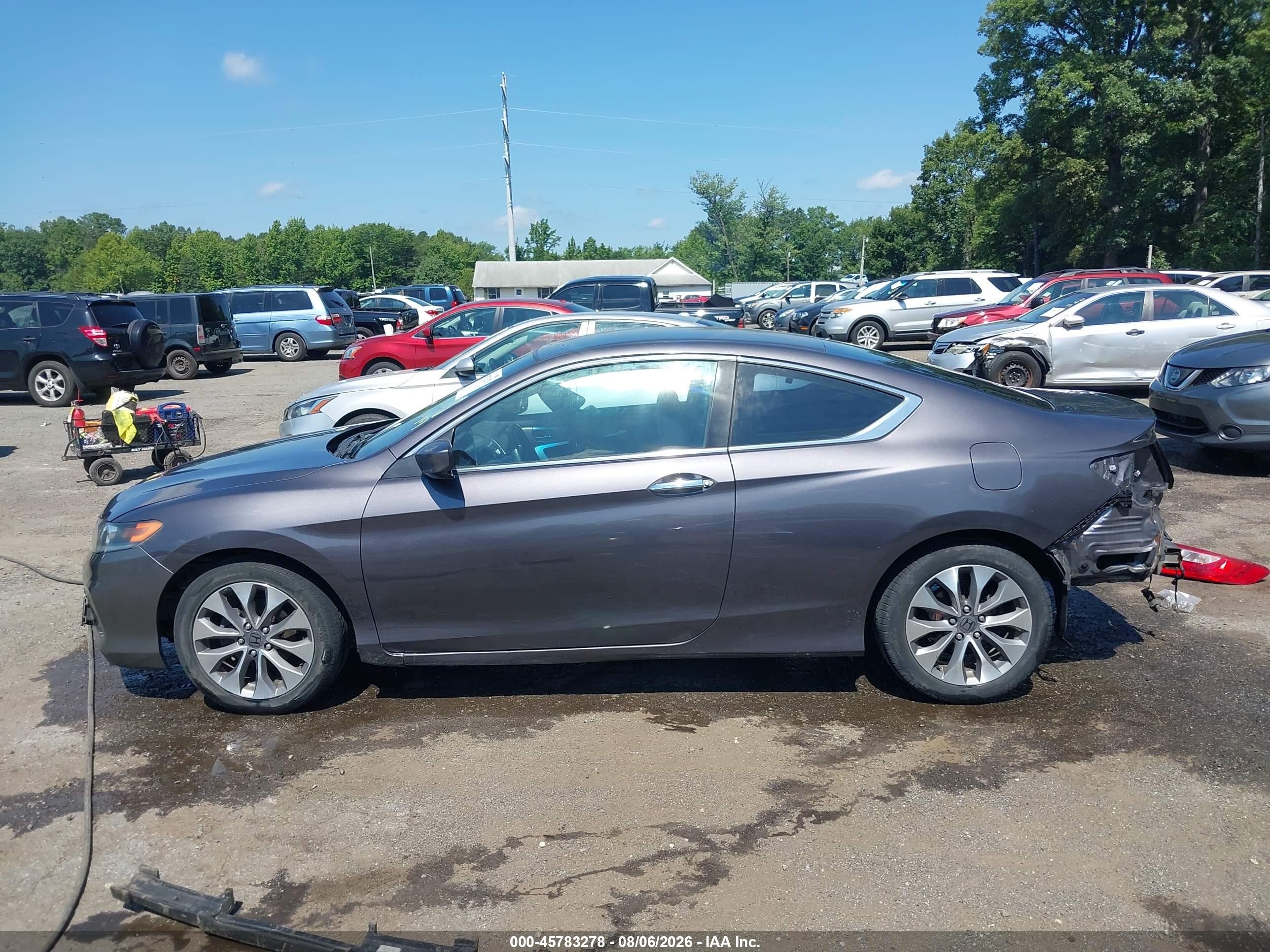 2015 Honda Accord Lx-s Gray vin: 1HGCT1B37FA005296