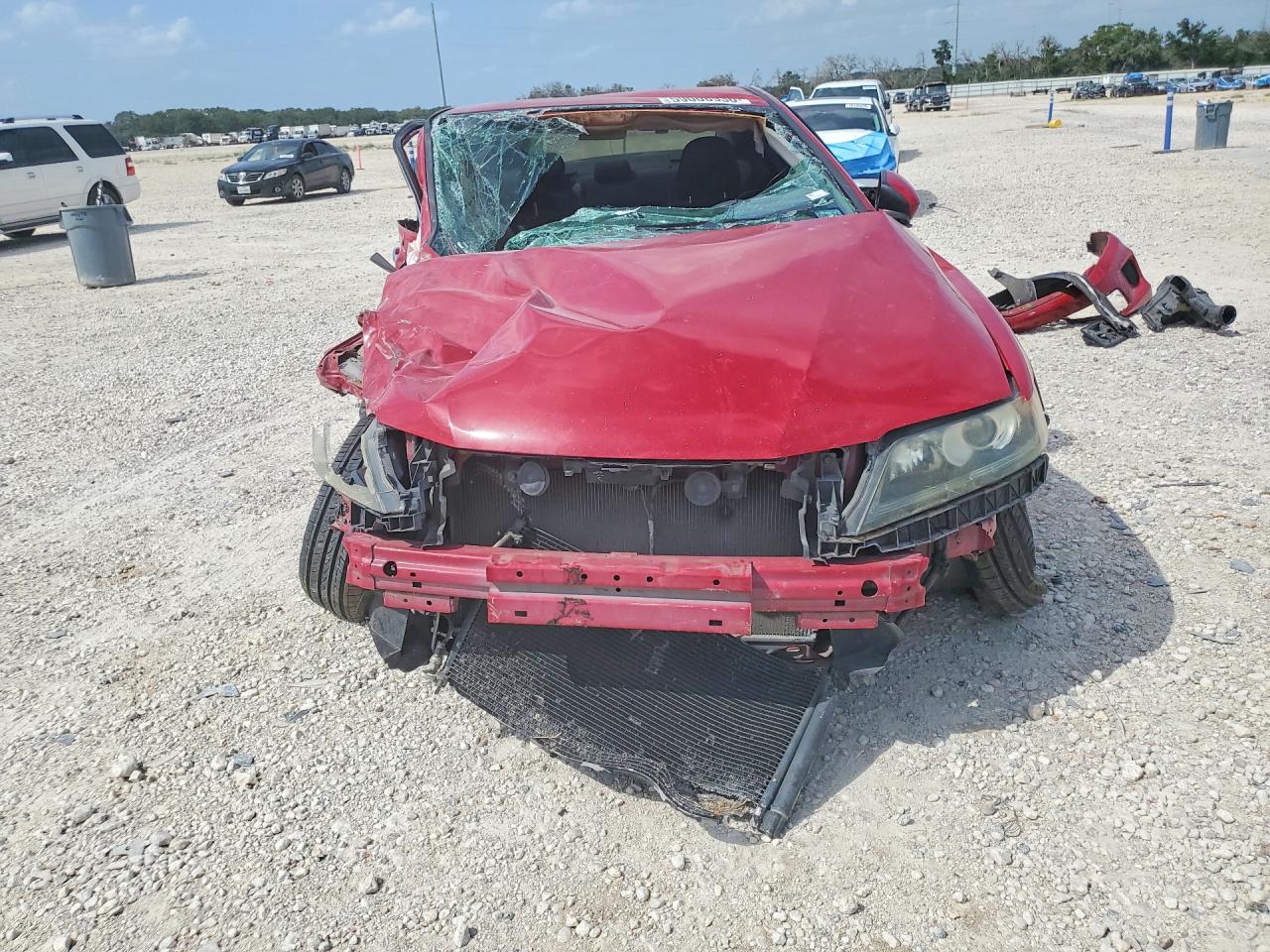 2015 Honda Accord Lx-s Maroon vin: 1HGCT1B37FA008201